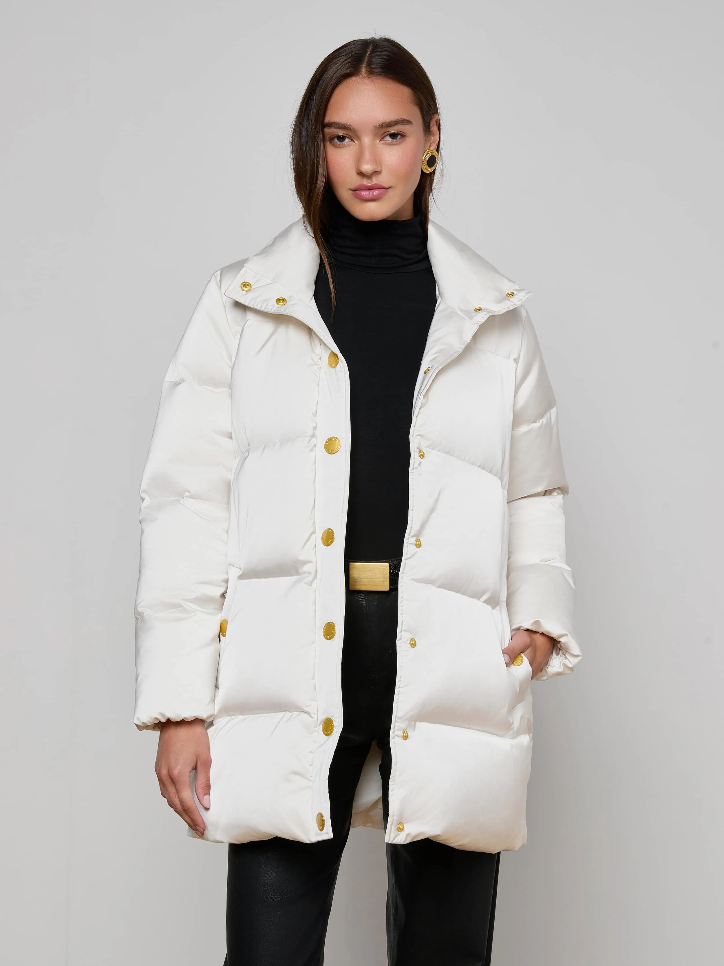 Loretta Puffer Coat sold by L'AGENCE product image thumbnail 2