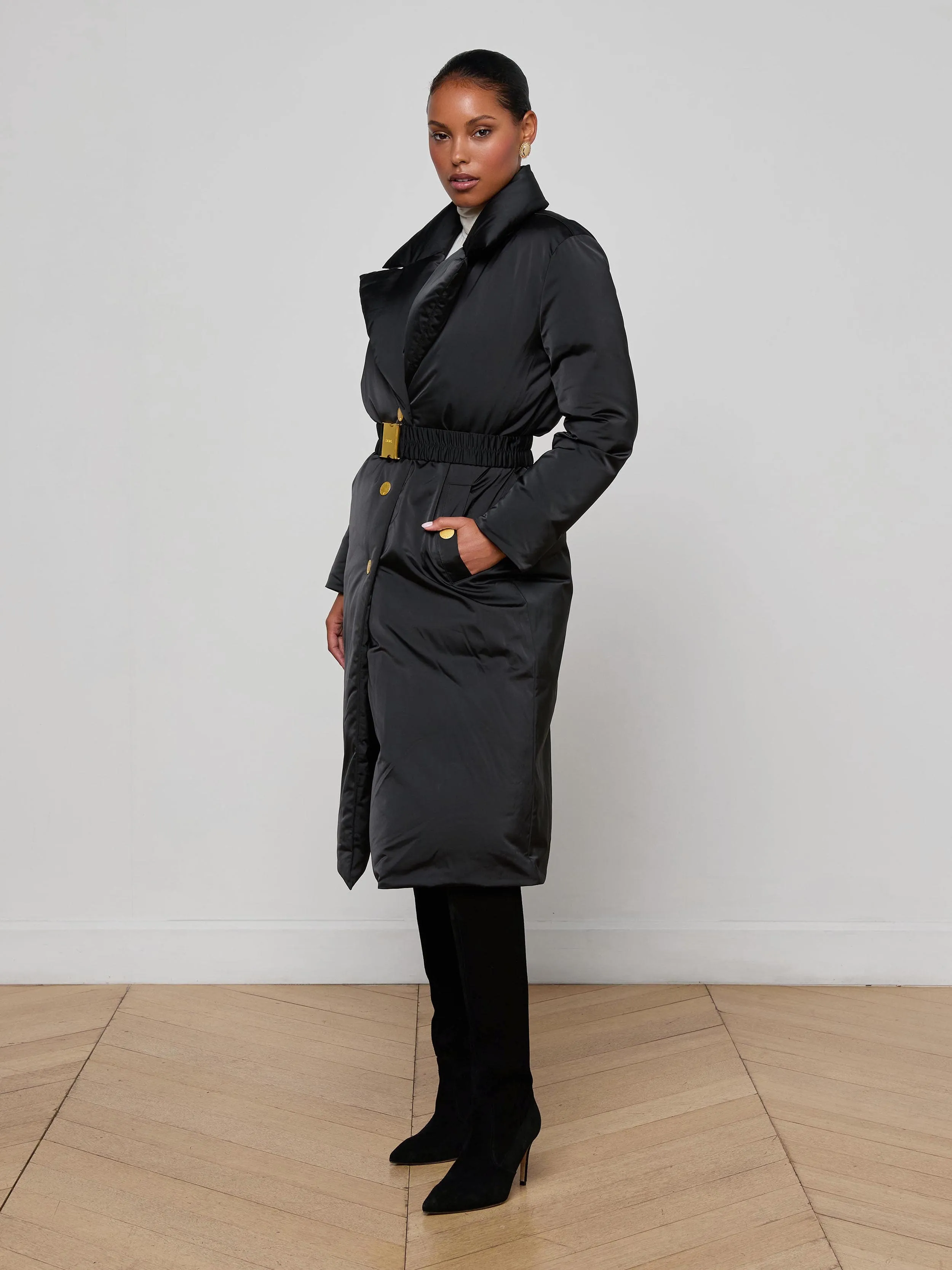 Kataleya Puffer Coat sold by L'AGENCE product image thumbnail 2
