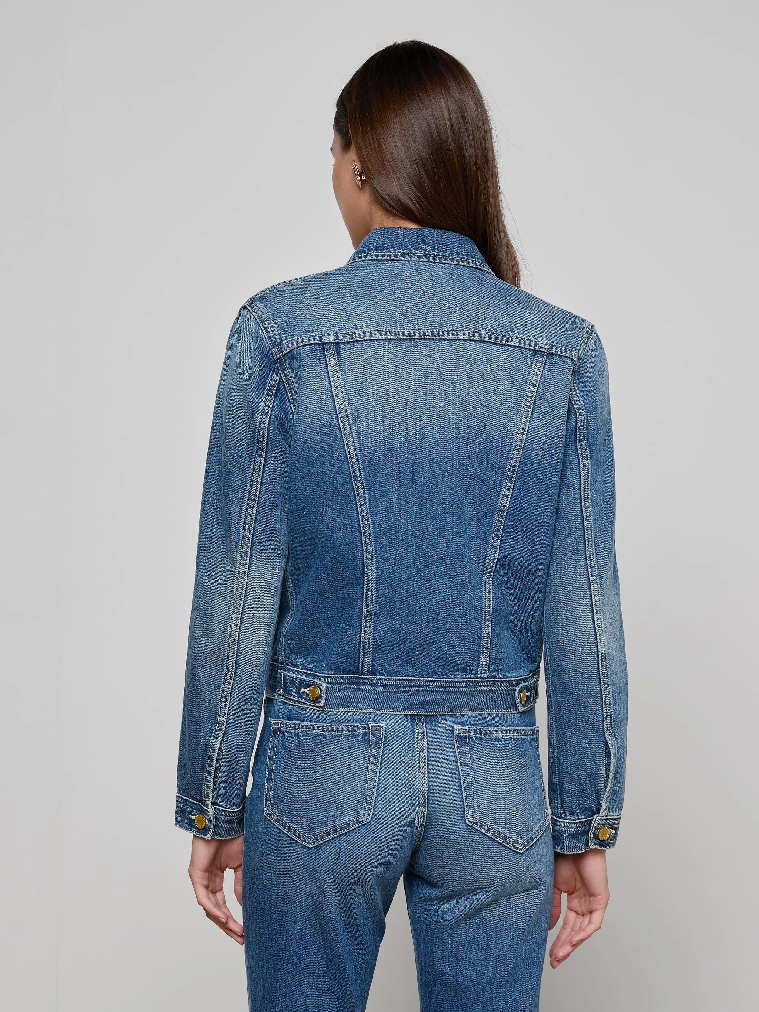 Celine Jean Jacket sold by L'AGENCE product image thumbnail 5