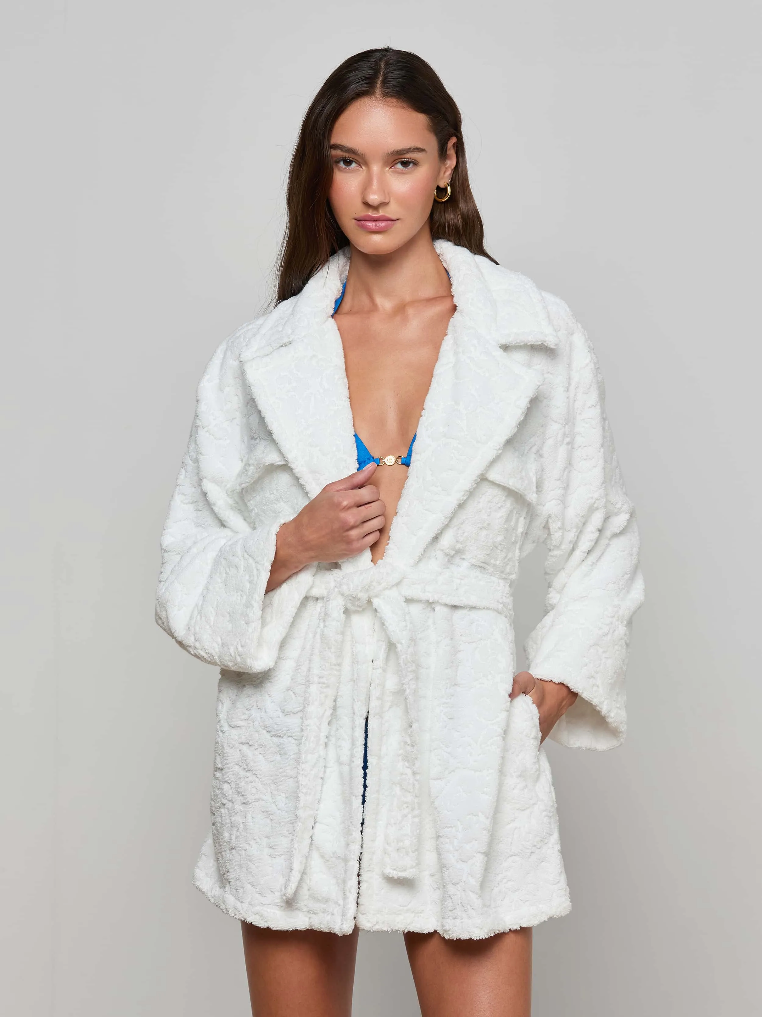 Caterina Cover-Up Robe sold by L'AGENCE