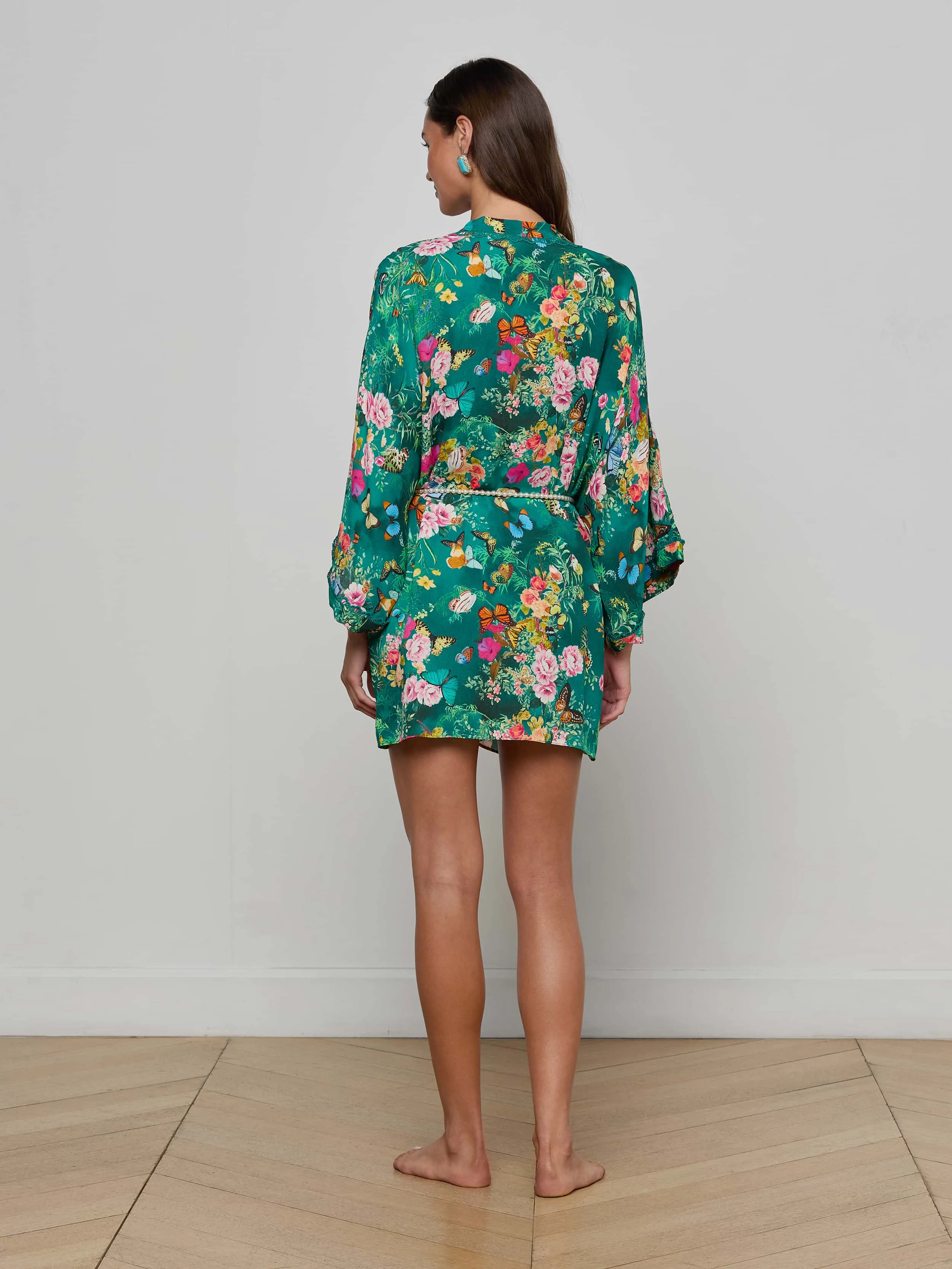 Caterina Cover-Up Kimono sold by L'AGENCE product image thumbnail 4