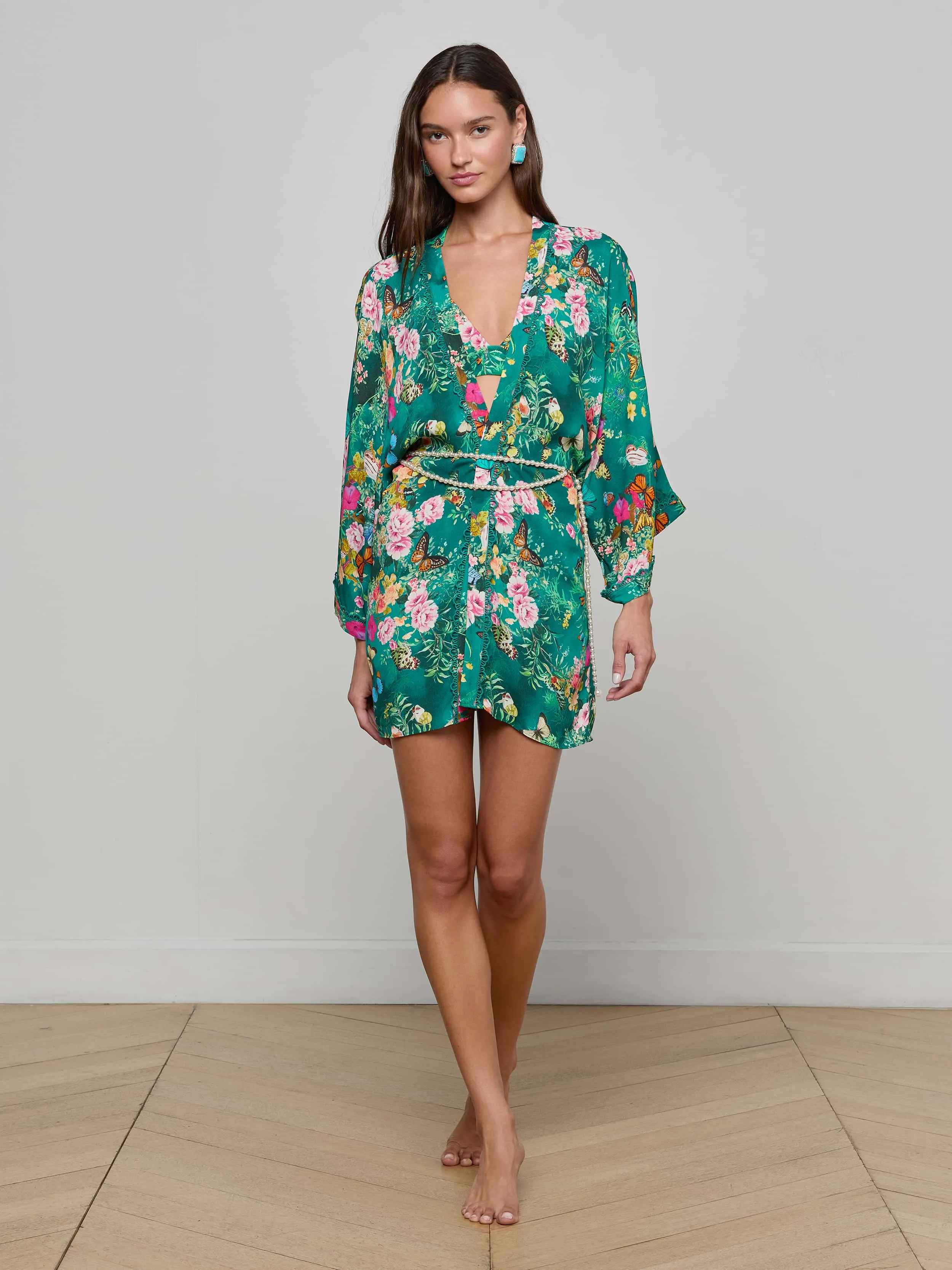 Caterina Cover-Up Kimono sold by L'AGENCE