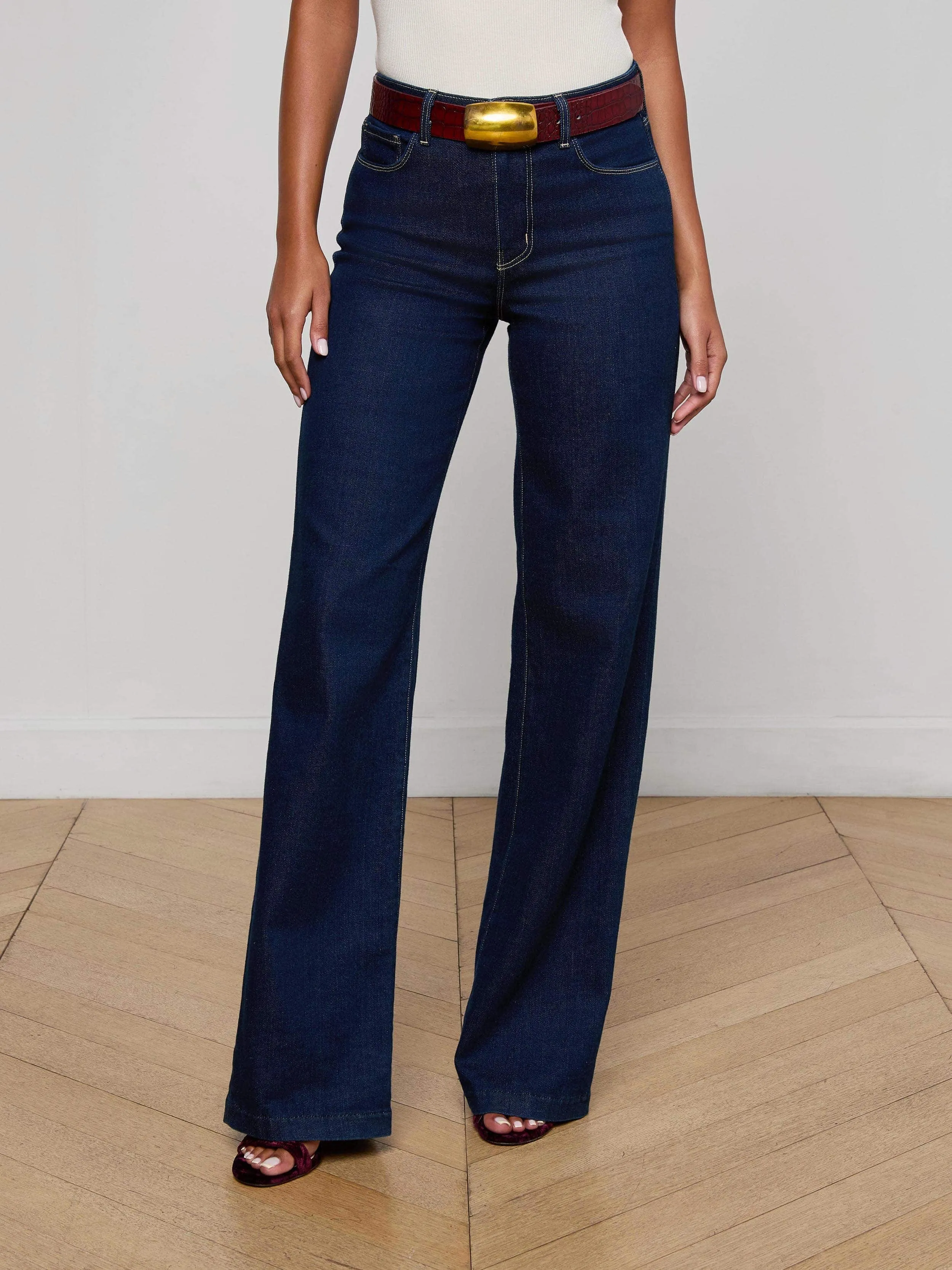 Clayton Wide-Leg Jean sold by L'AGENCE product image thumbnail 2