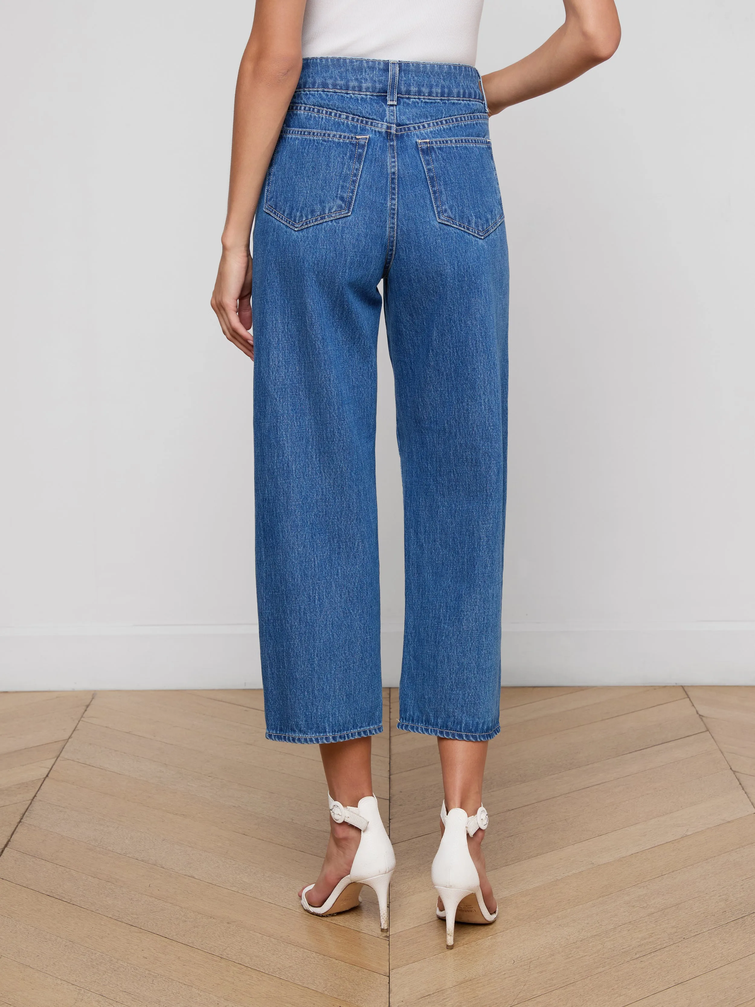 Liora Cropped Jean sold by L'AGENCE product image thumbnail 5