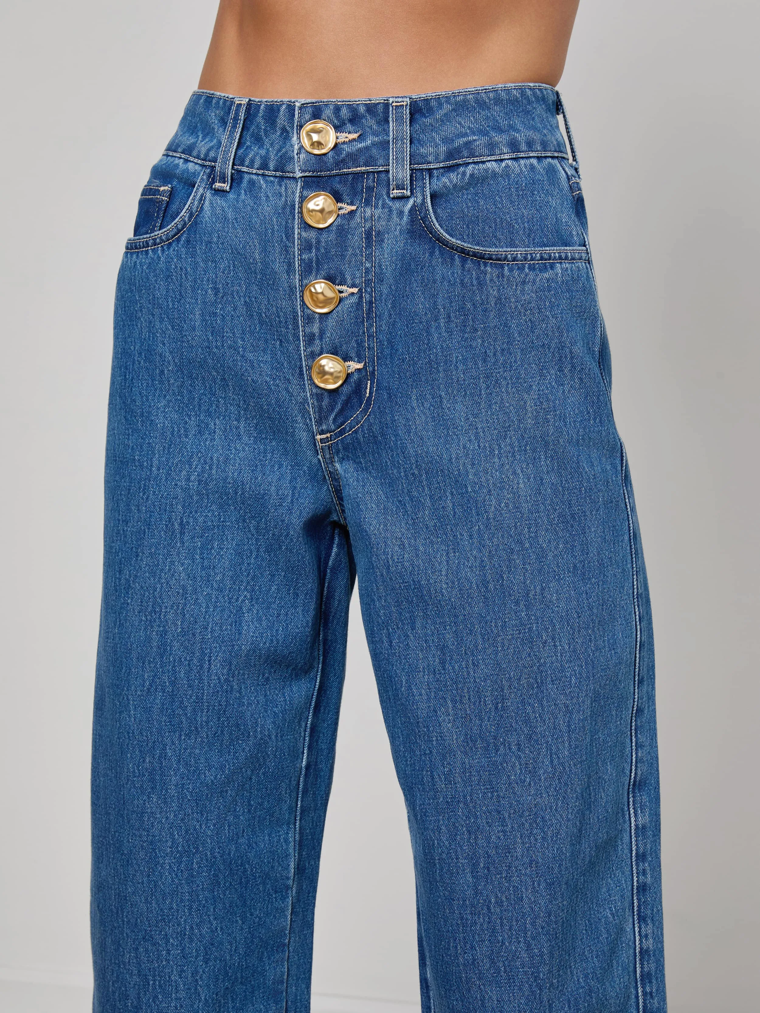 Liora Cropped Jean sold by L'AGENCE product image thumbnail 4