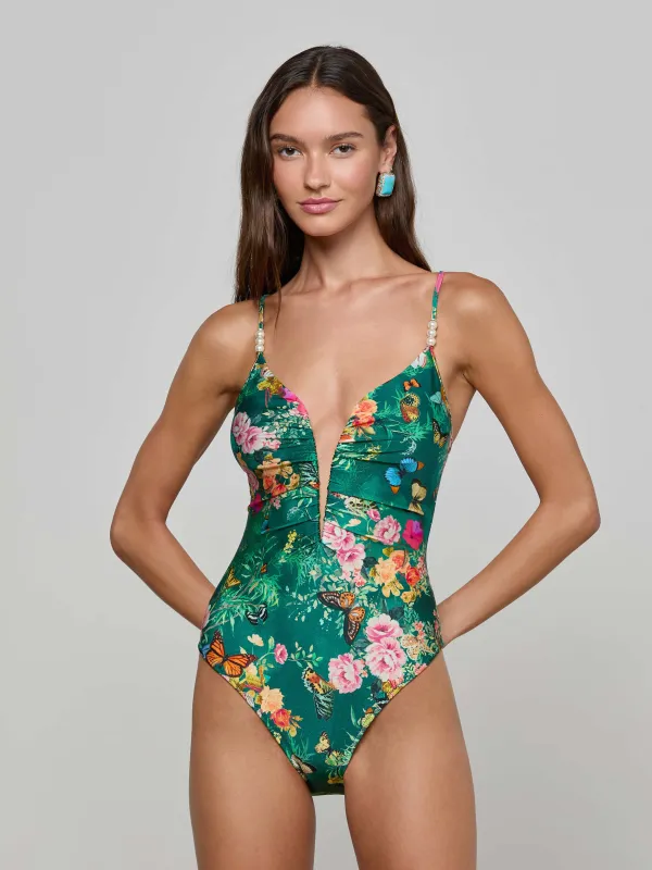 Lilou One-Piece Swimsuit sold by L'AGENCE