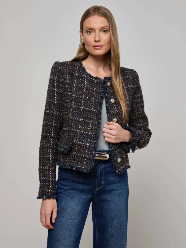 Zaya Tweed Jacket sold by L'AGENCE