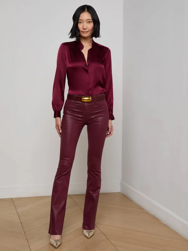 Ruth Coated Straight-Leg Jean sold by L'AGENCE