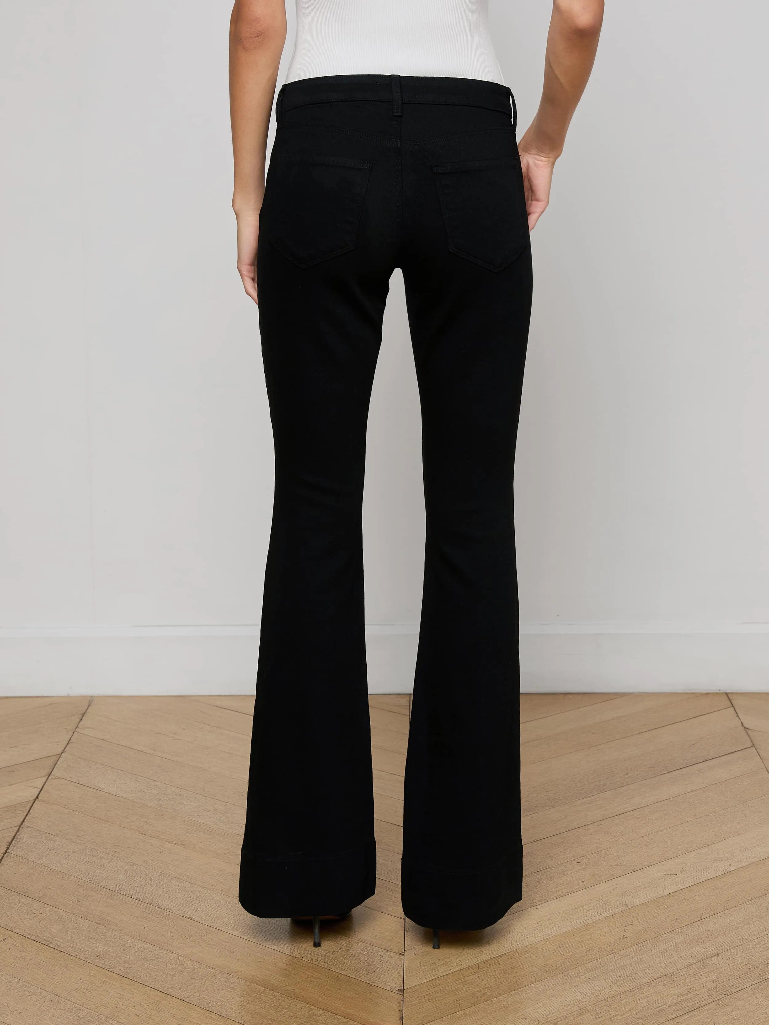 Lenora Low-Rise Flare Jean sold by L'AGENCE product image thumbnail 4