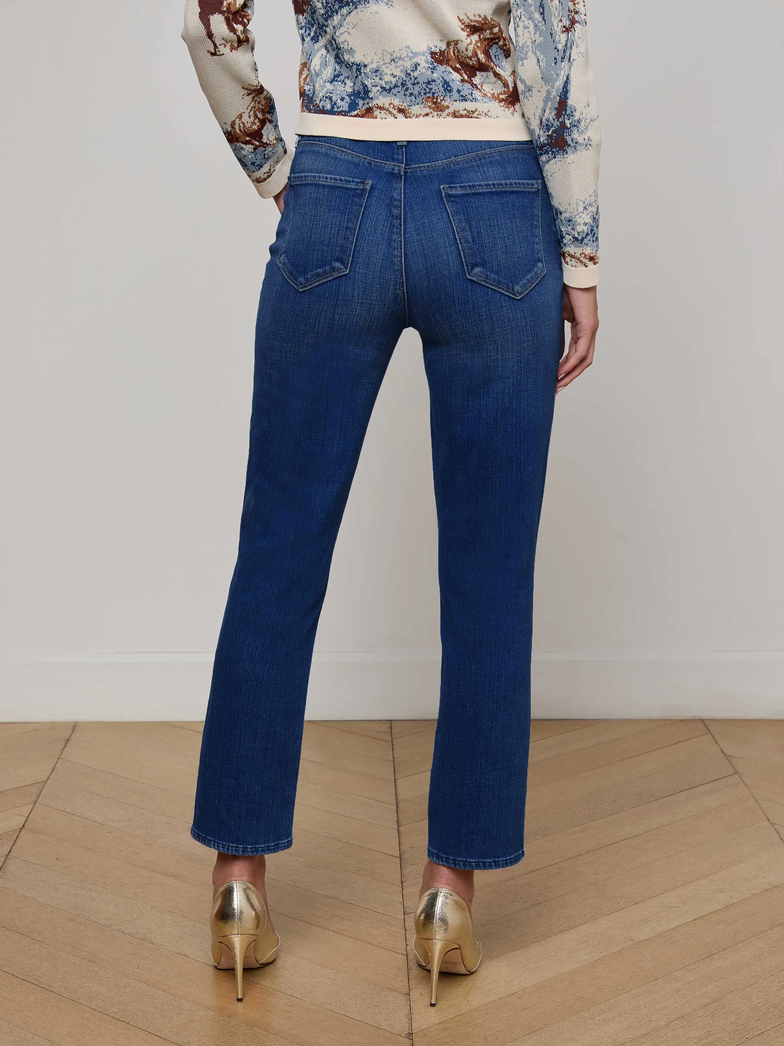 Celestia Slim-Leg Jean sold by L'AGENCE product image thumbnail 3