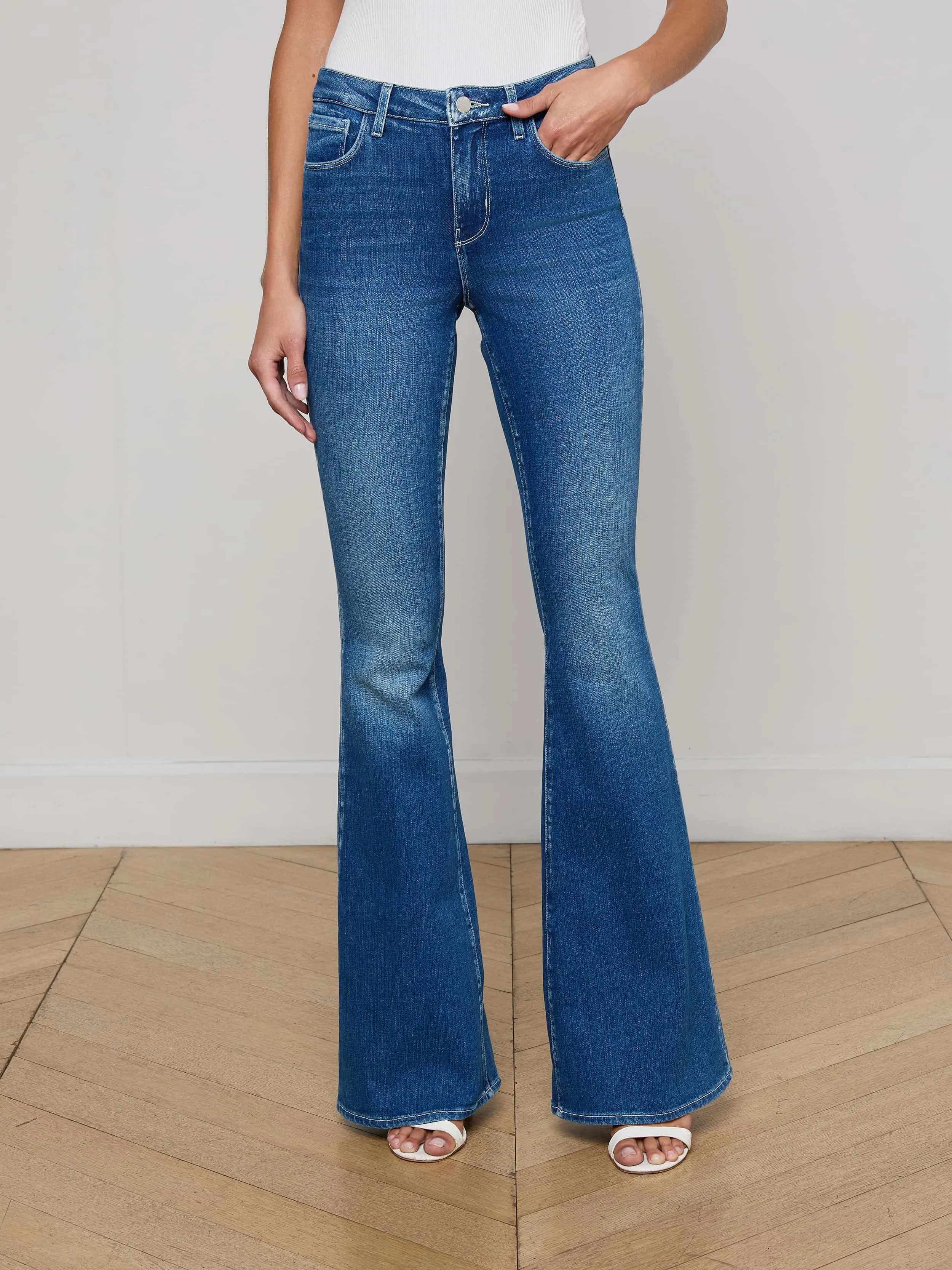 Bell Flare Jean sold by L'AGENCE product image thumbnail 4