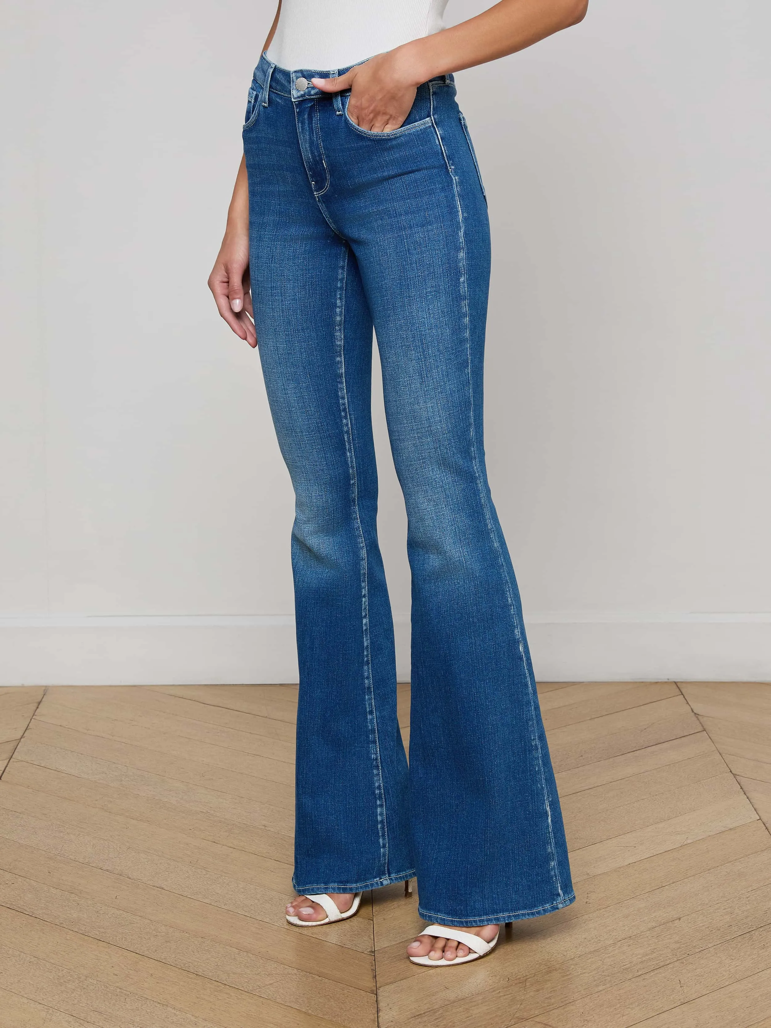 Bell Flare Jean sold by L'AGENCE product image thumbnail 3