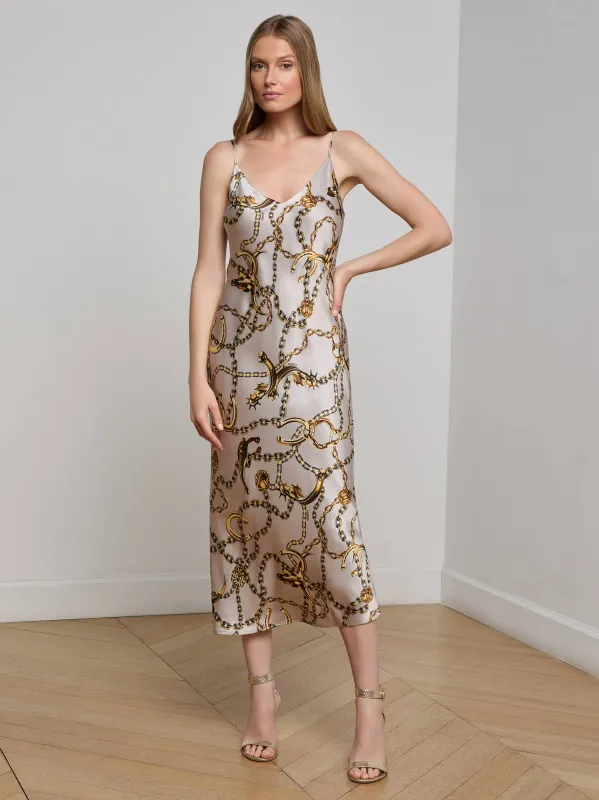 Seridie Silk Slip Dress sold by L'AGENCE