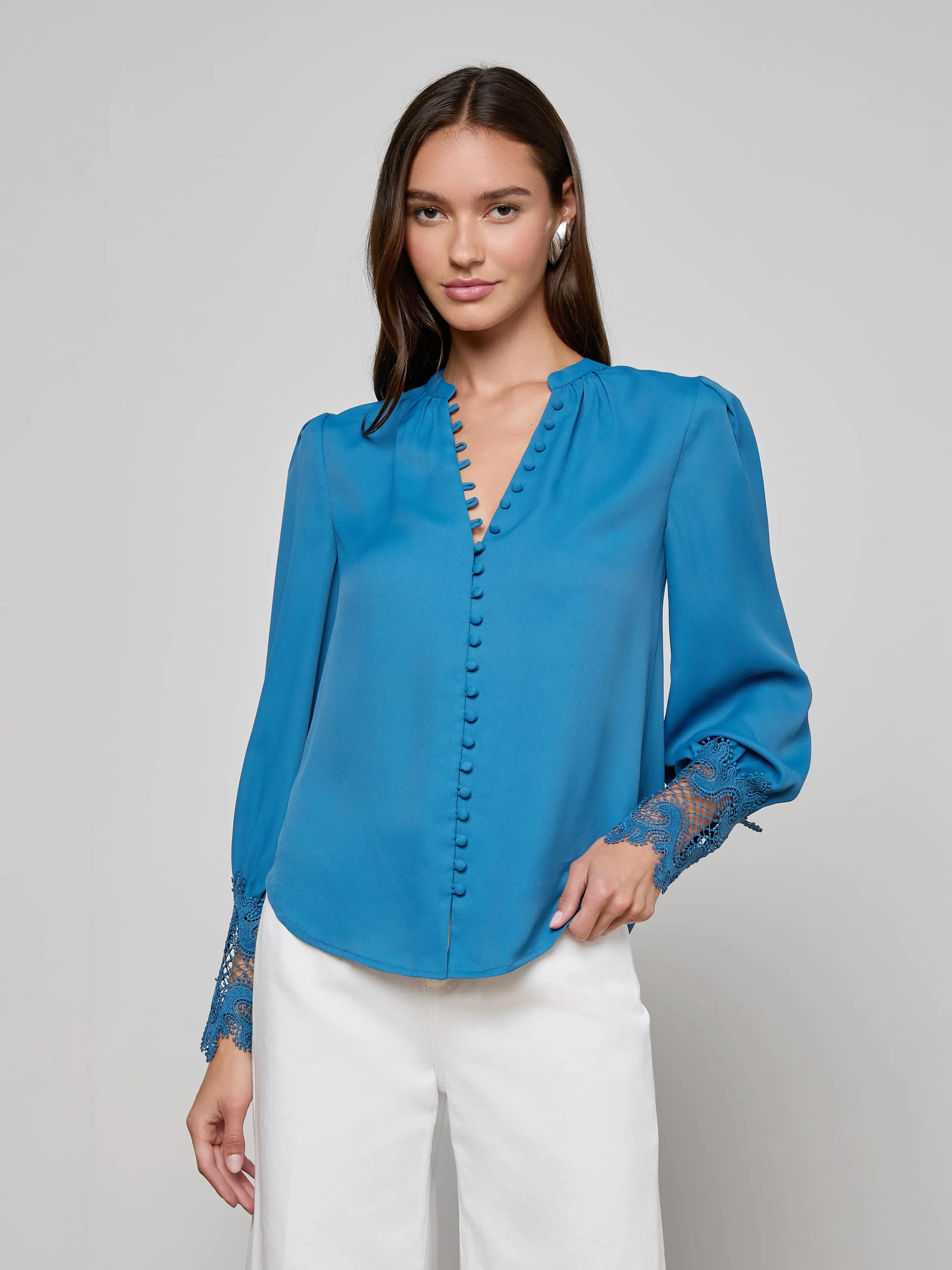 Ava Blouse sold by L'AGENCE product image thumbnail 2