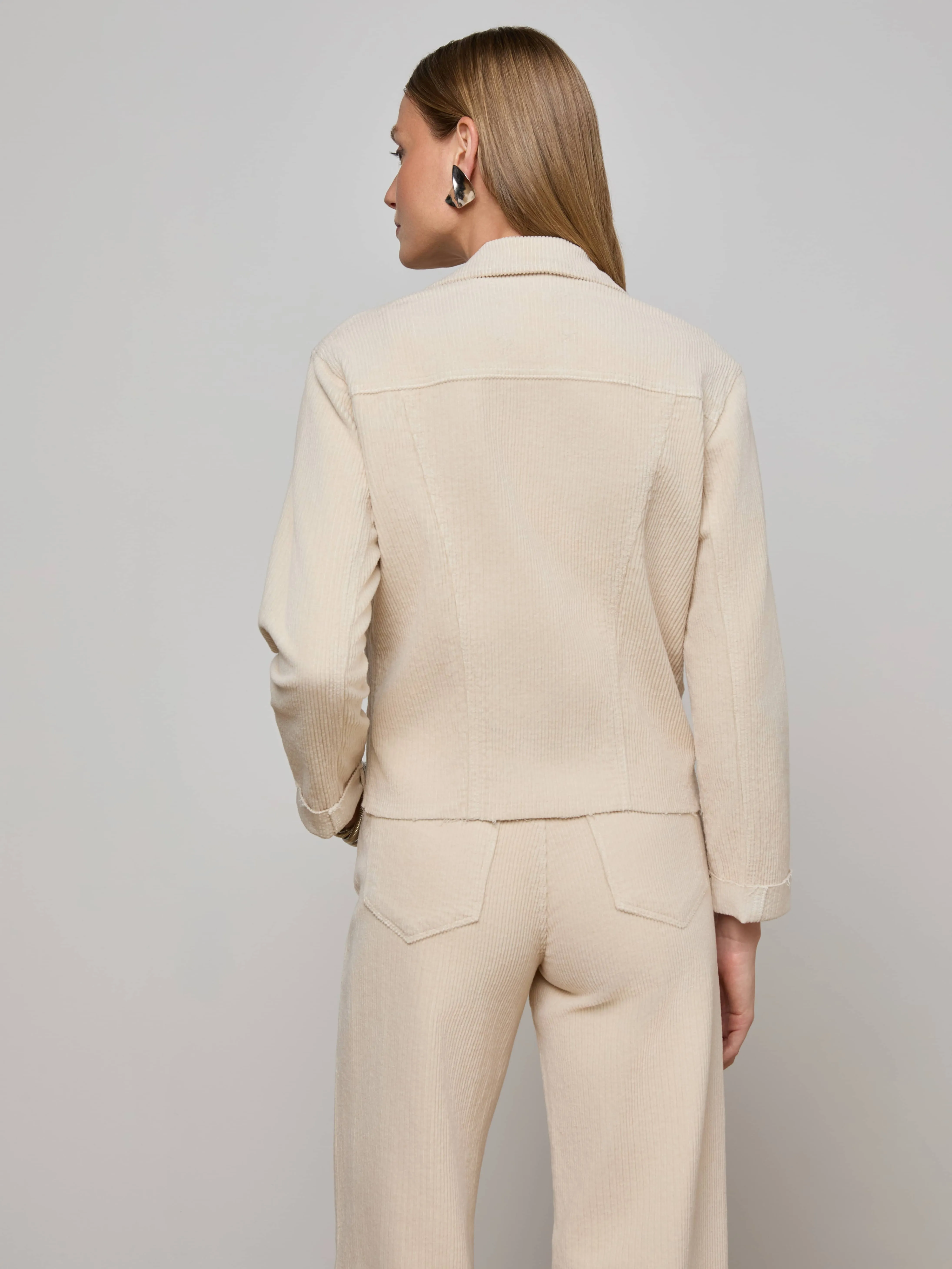 Janelle Corduroy Jacket sold by L'AGENCE product image thumbnail 4