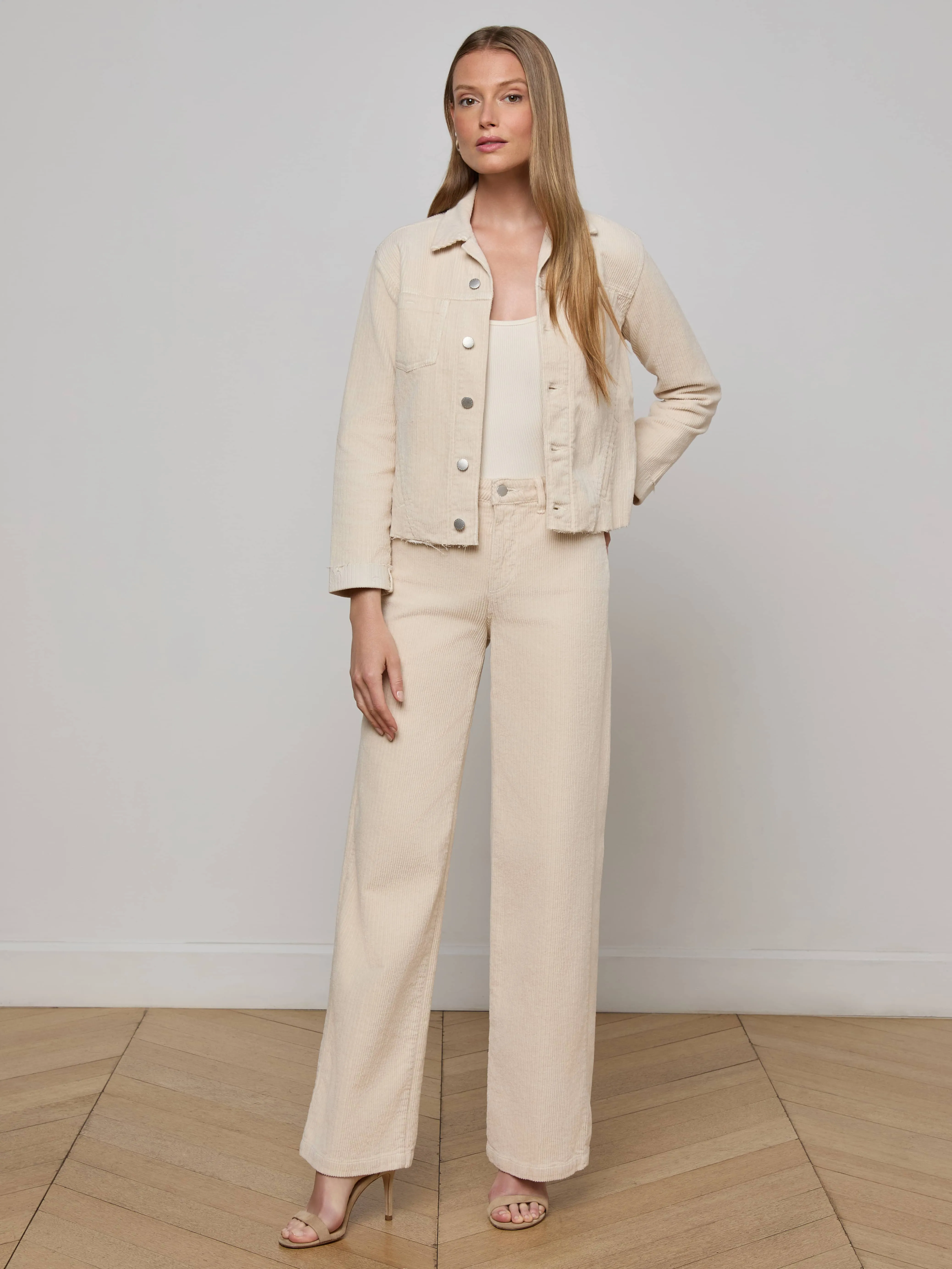 Janelle Corduroy Jacket sold by L'AGENCE product image thumbnail 3