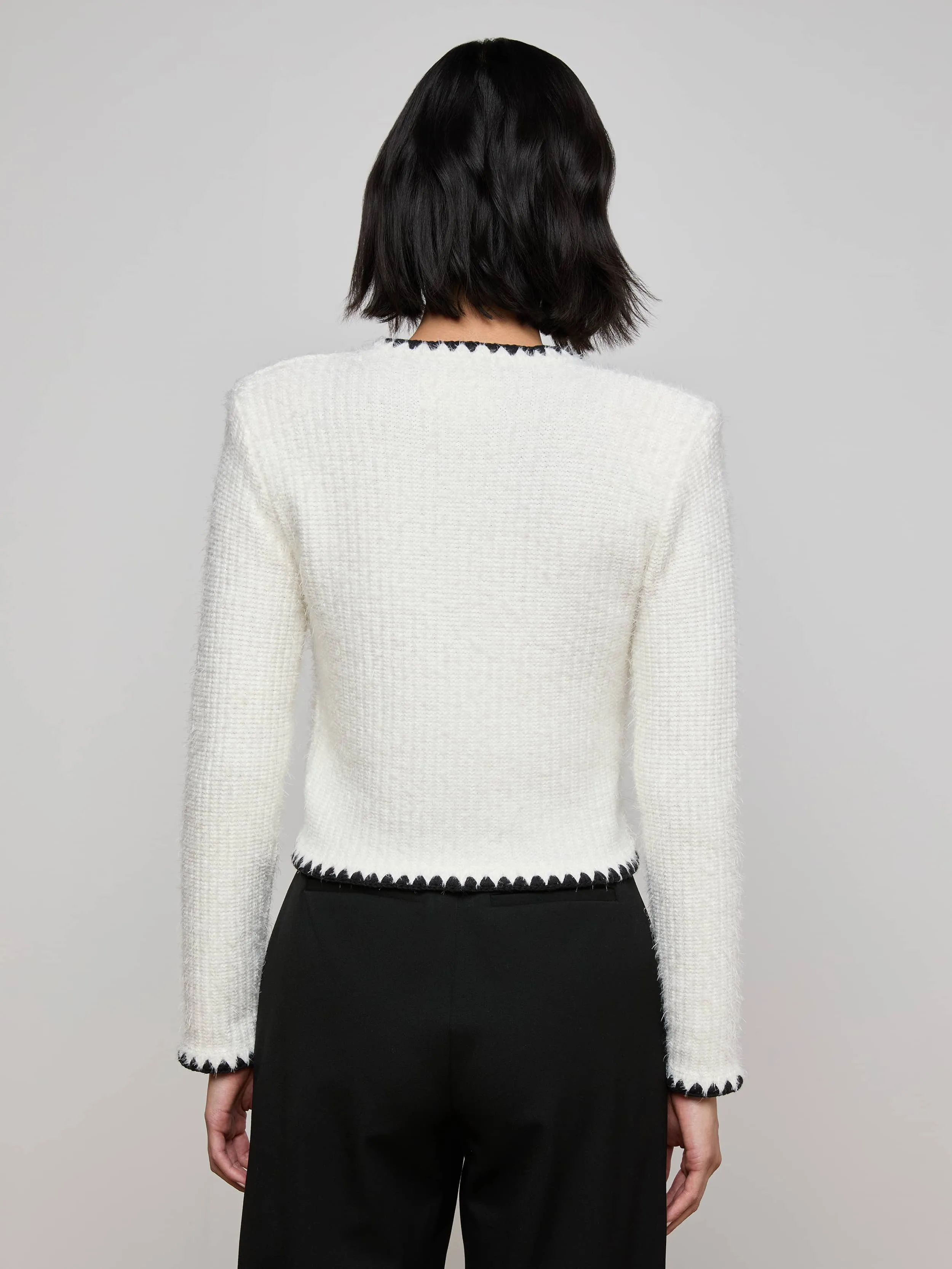 Anaya Knit Cardigan sold by L'AGENCE product image thumbnail 4