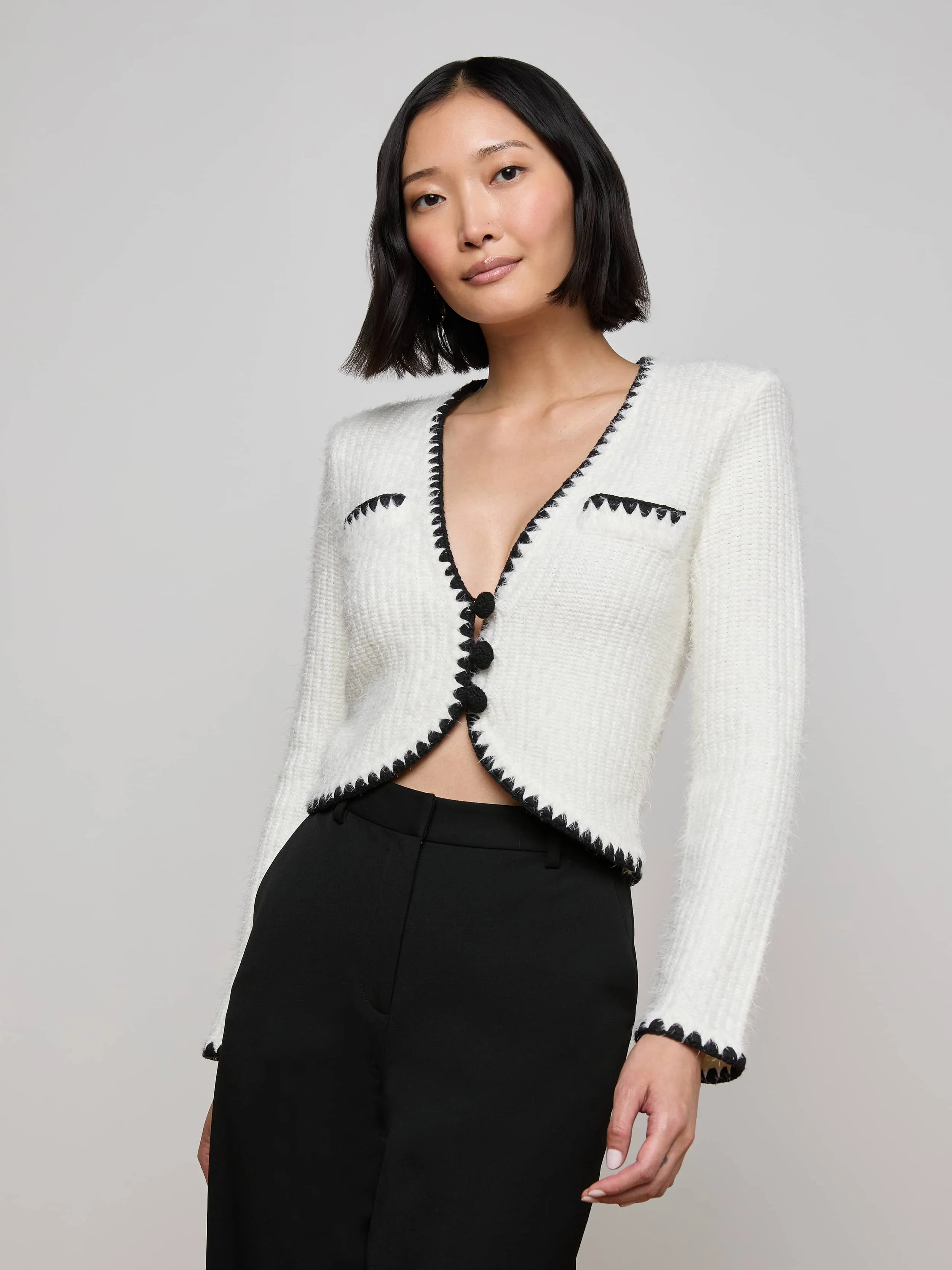Anaya Knit Cardigan sold by L'AGENCE