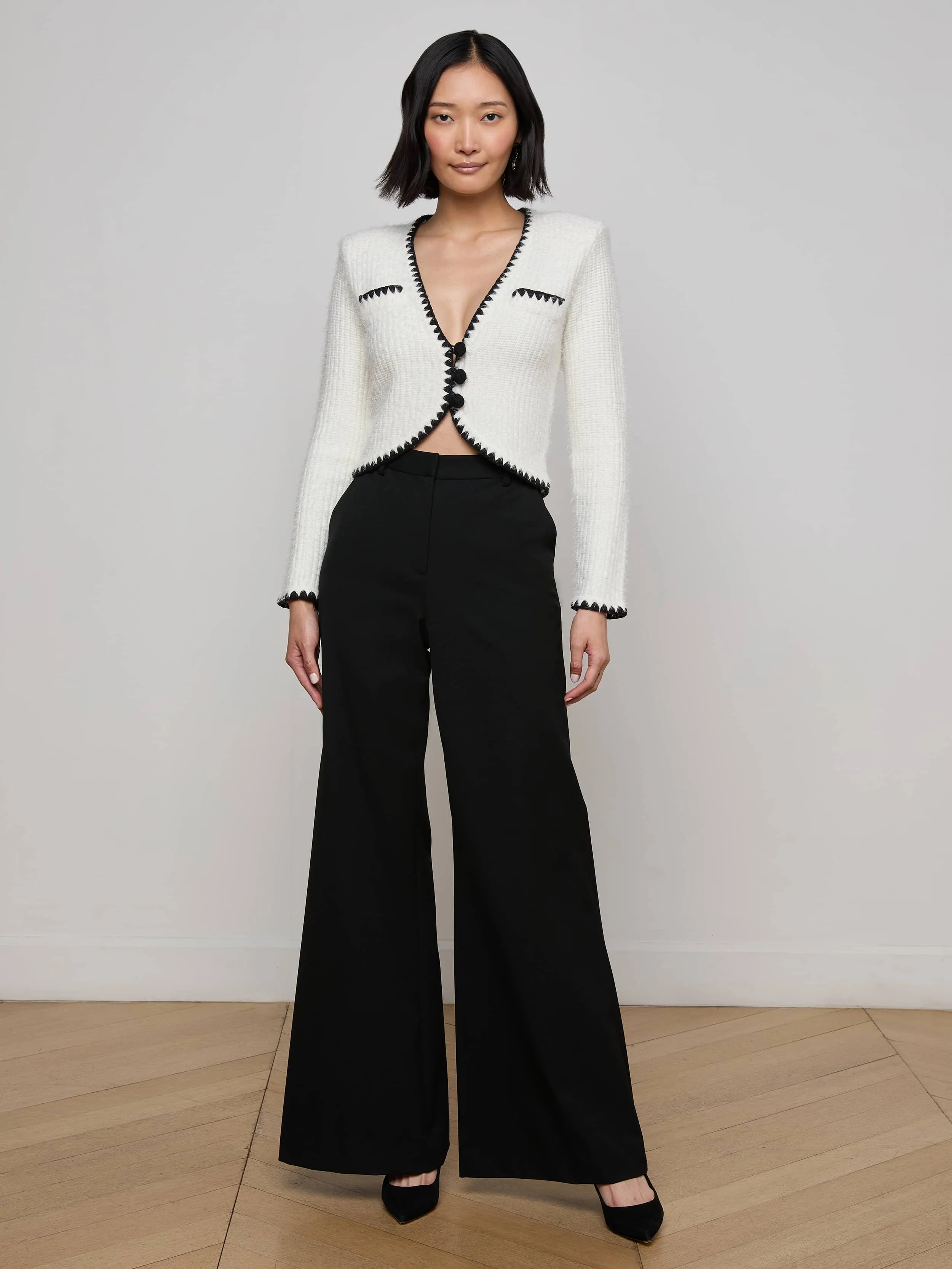 Anaya Knit Cardigan sold by L'AGENCE product image thumbnail 3