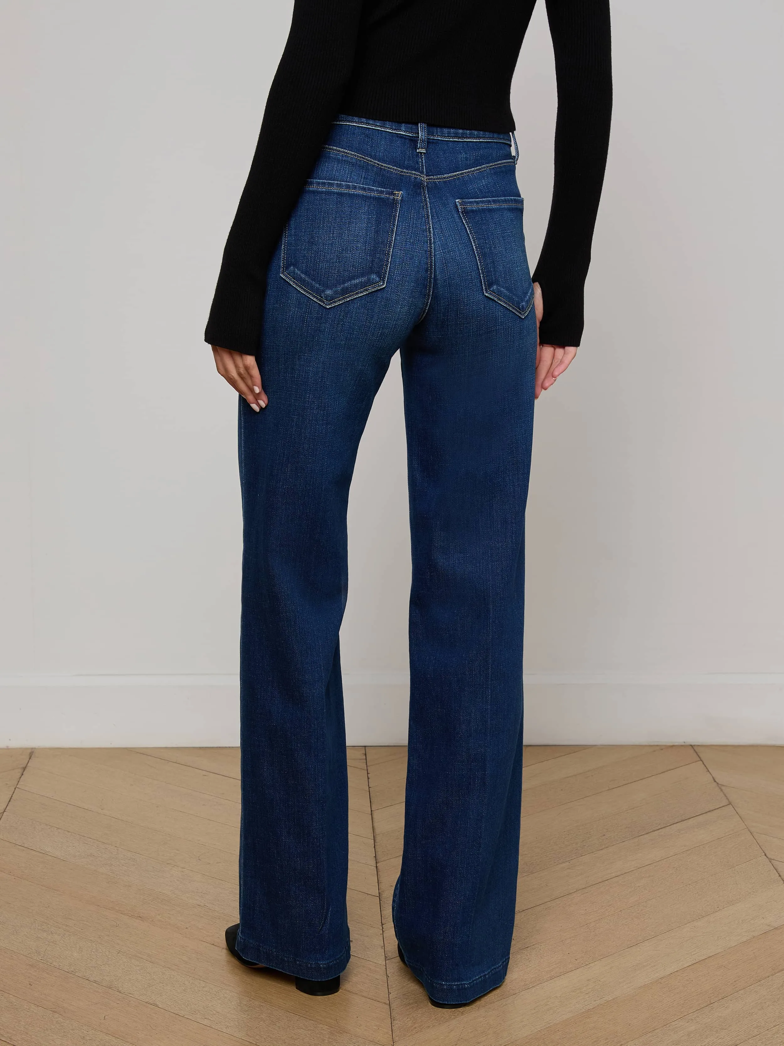 Scottie Wide-Leg Jean sold by L'AGENCE product image thumbnail 4