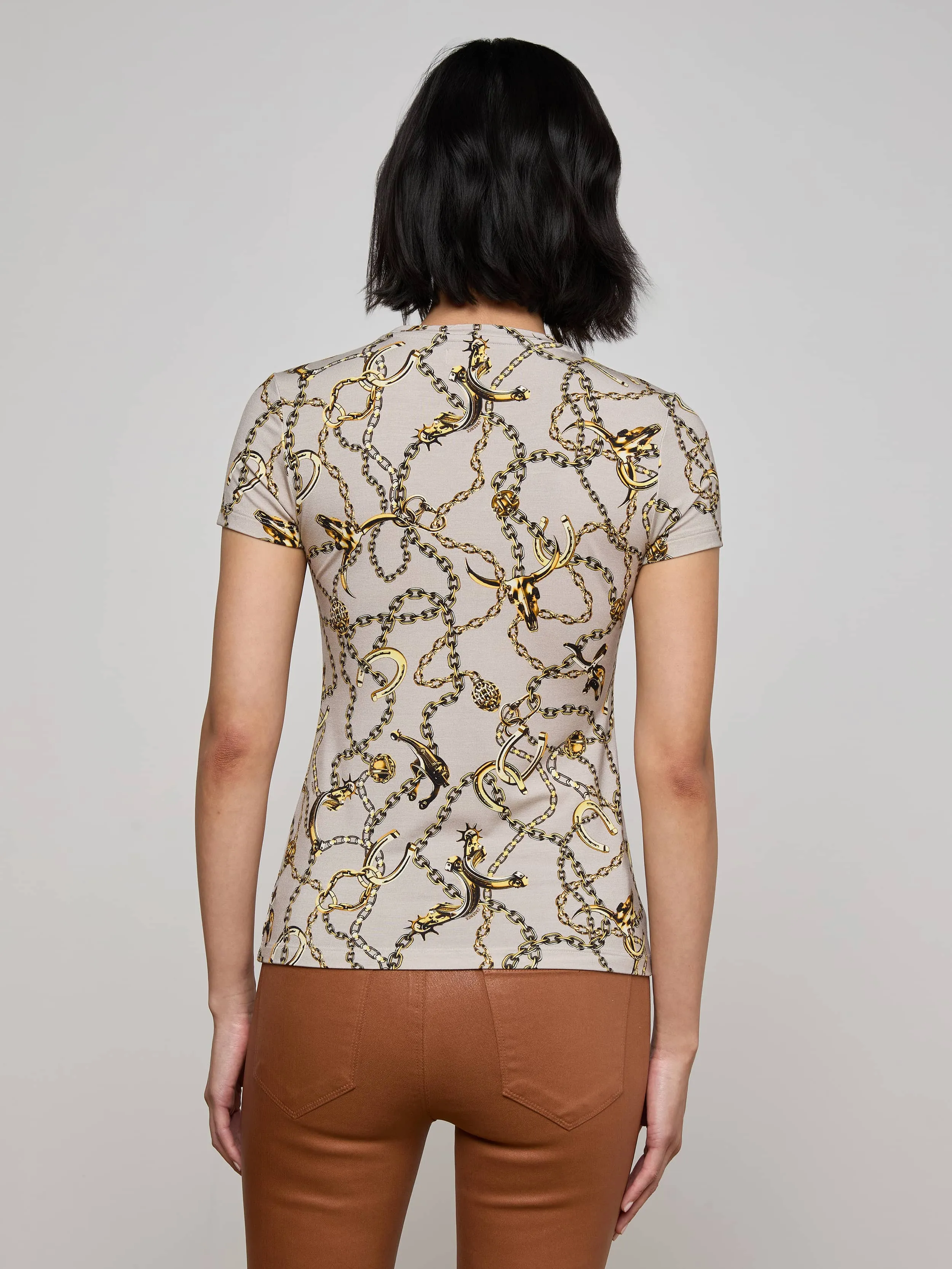 Ressi Fitted Tee sold by L'AGENCE product image thumbnail 4