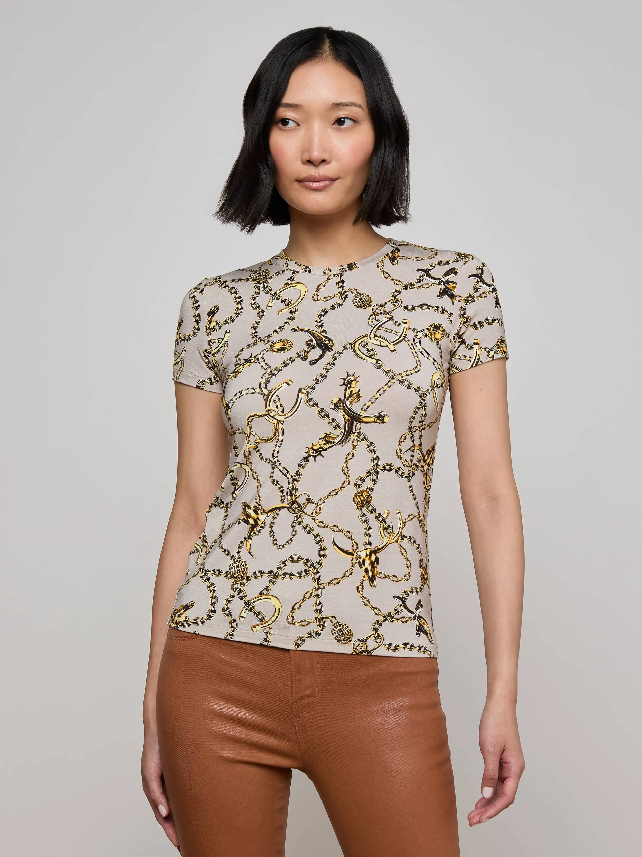 Ressi Fitted Tee sold by L'AGENCE