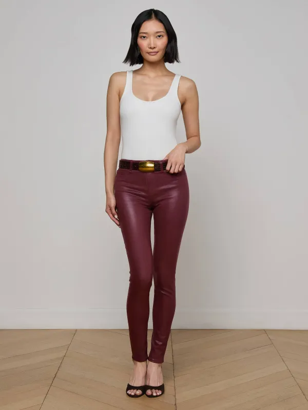 Marguerite Coated Skinny Jean sold by L'AGENCE