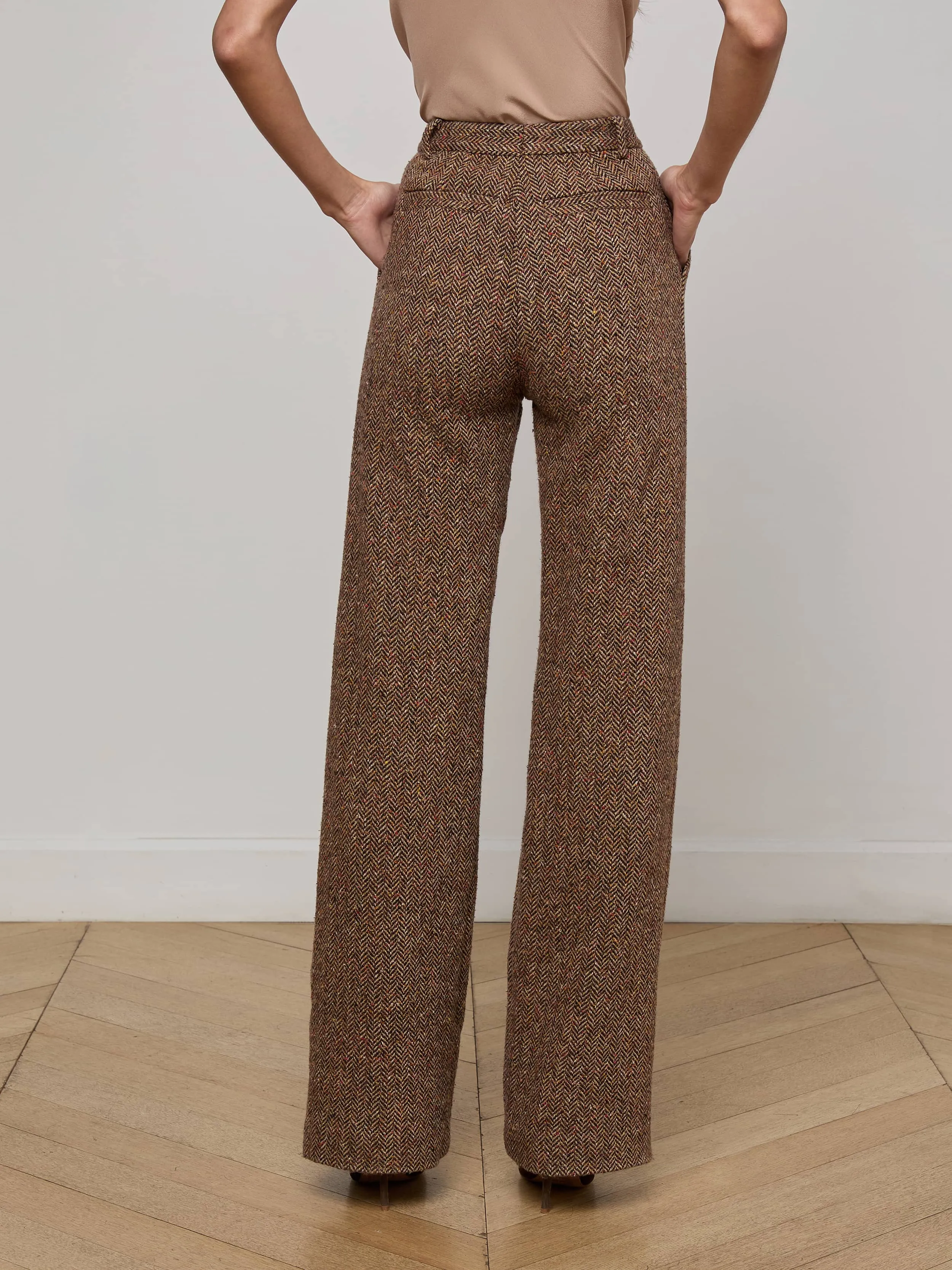 Livvy Straight-Leg Trouser sold by L'AGENCE product image thumbnail 5