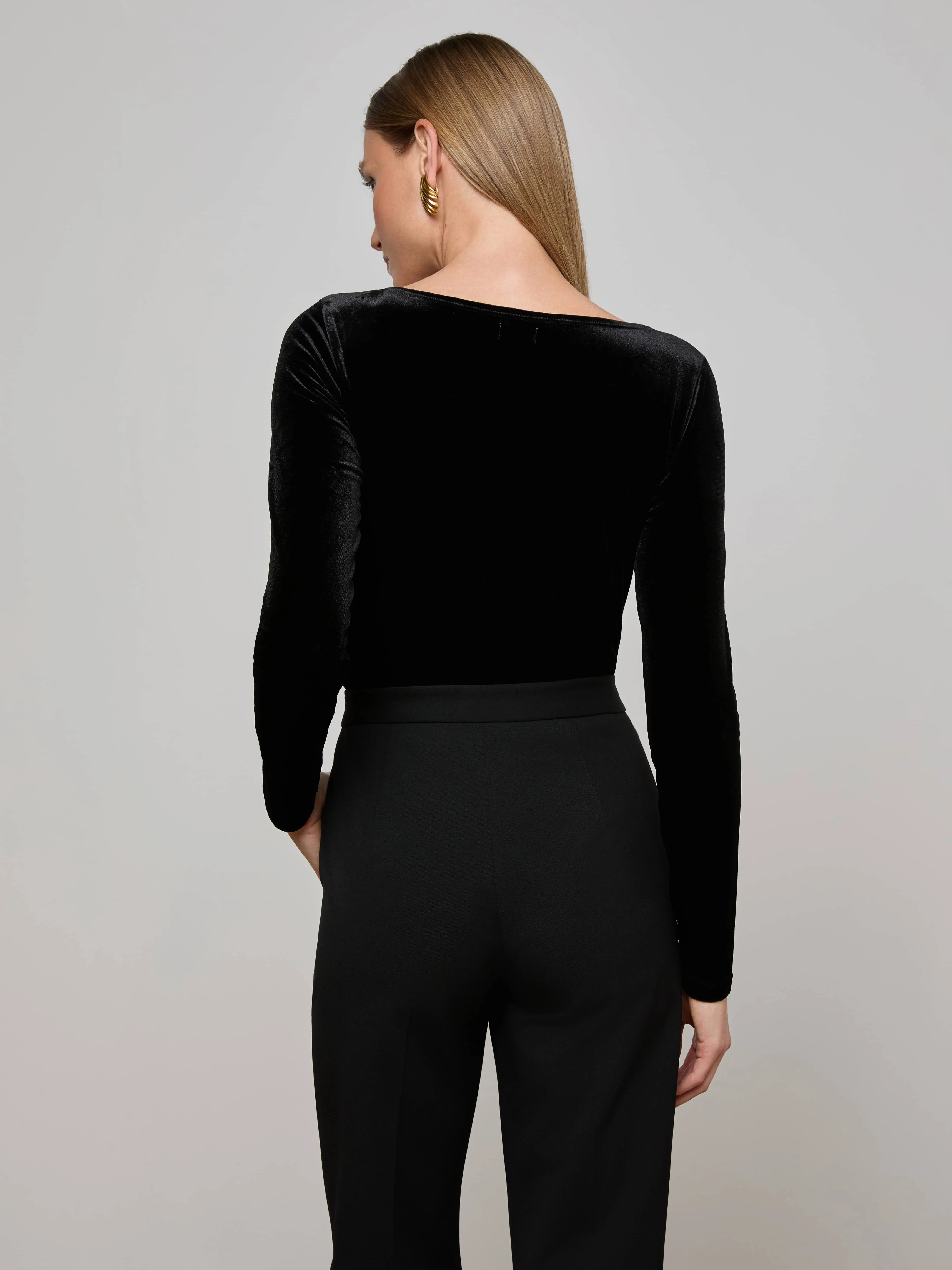 Jelena Velvet Top sold by L'AGENCE product image thumbnail 4
