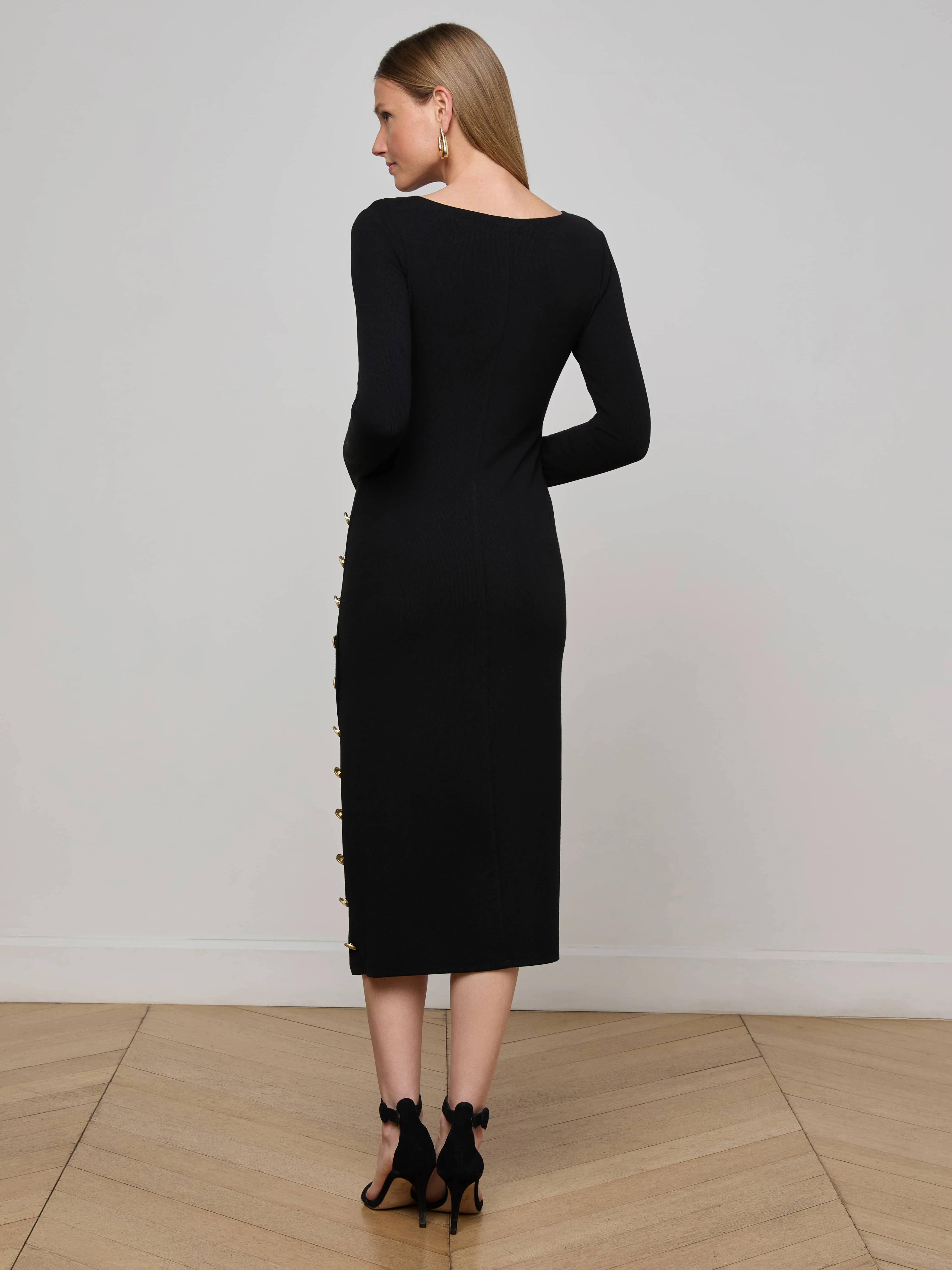 Astra Midi Dress sold by L'AGENCE product image thumbnail 3