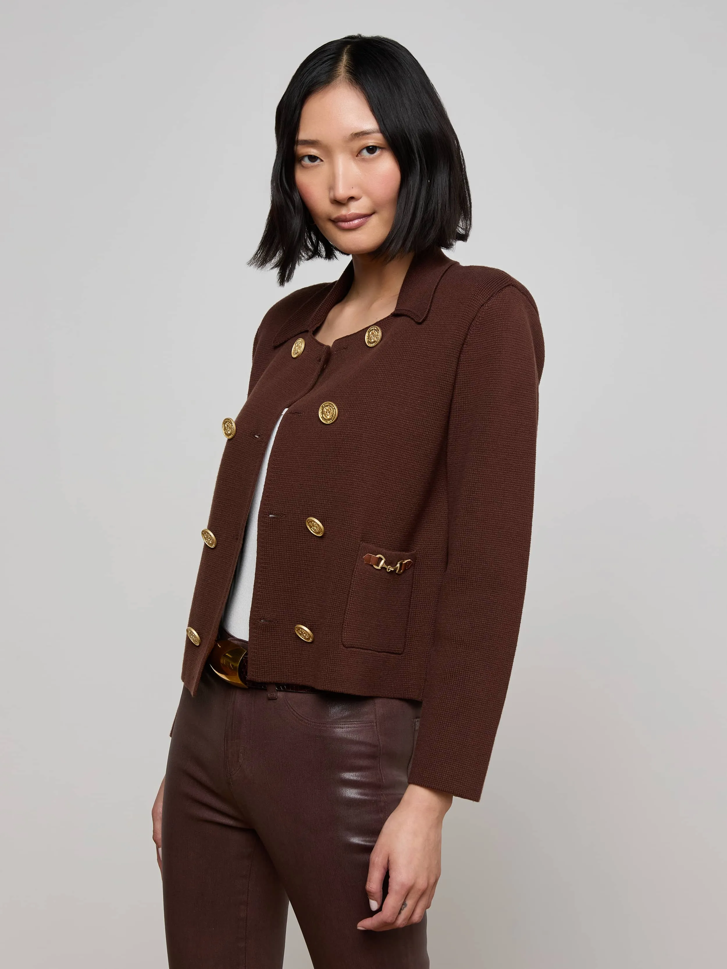 Madilyn Knit Jacket sold by L'AGENCE product image thumbnail 2