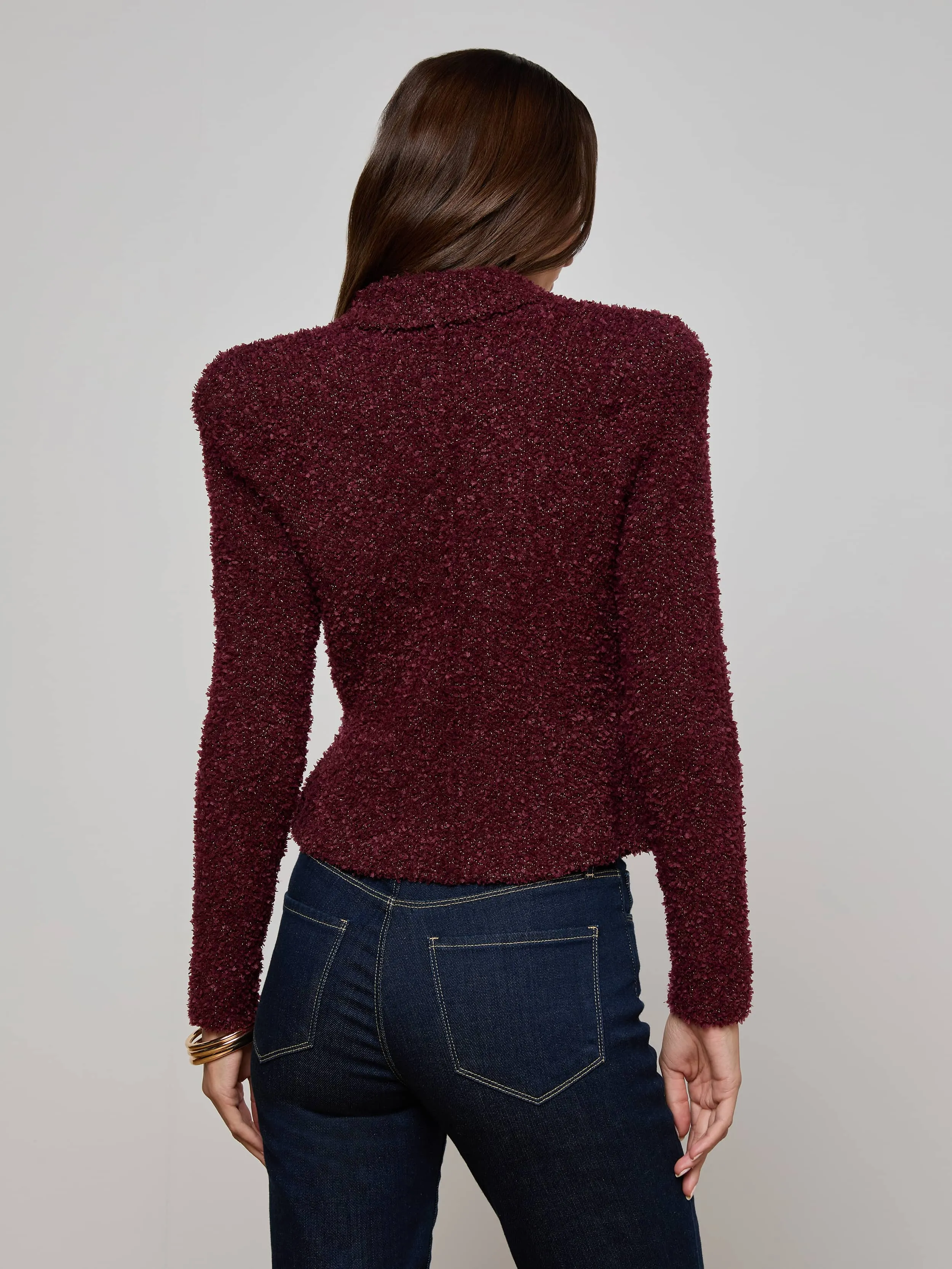 Bethany Knit Blazer sold by L'AGENCE product image thumbnail 5
