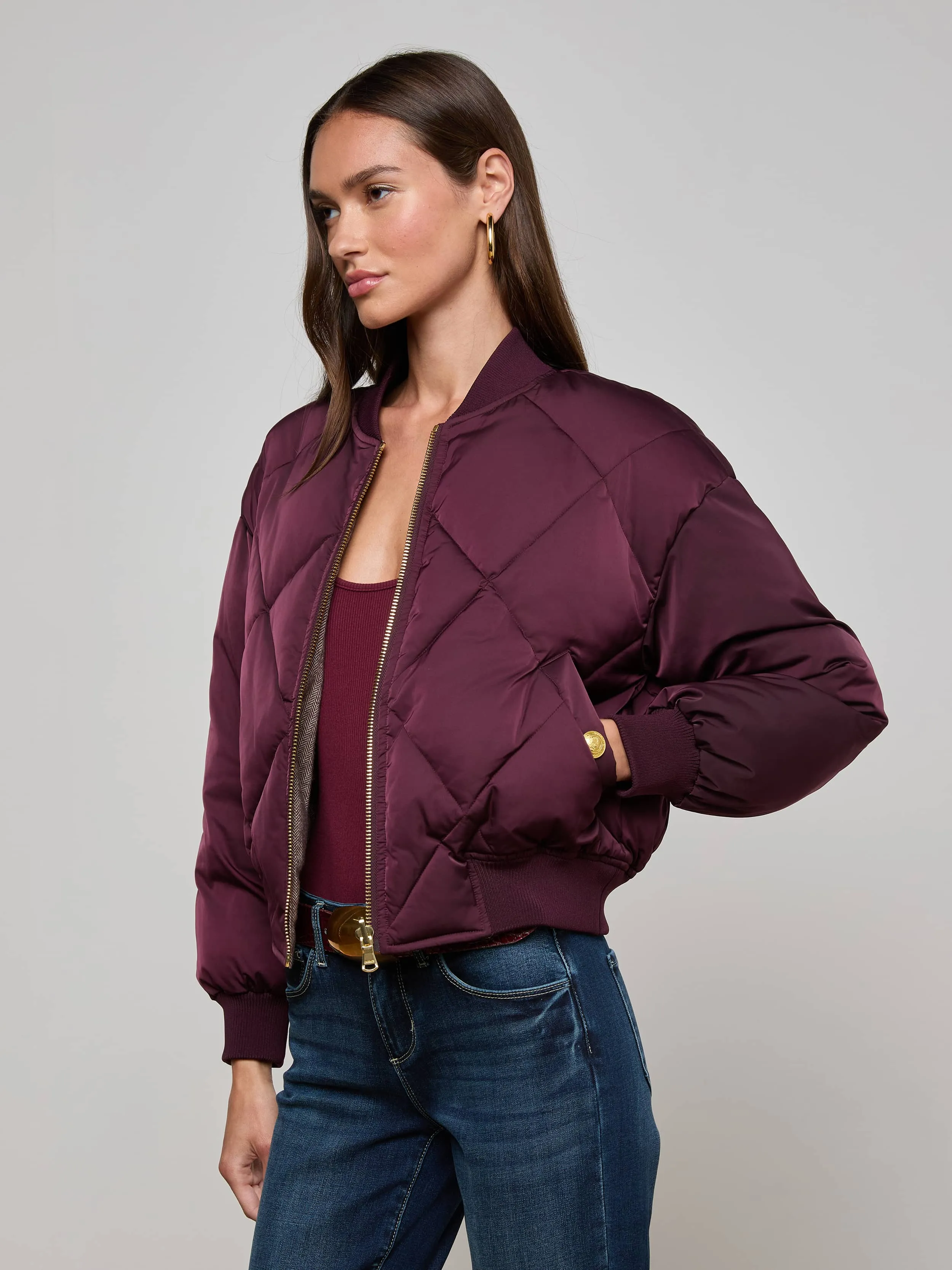Violeta Reversible Puffer sold by L'AGENCE product image thumbnail 2