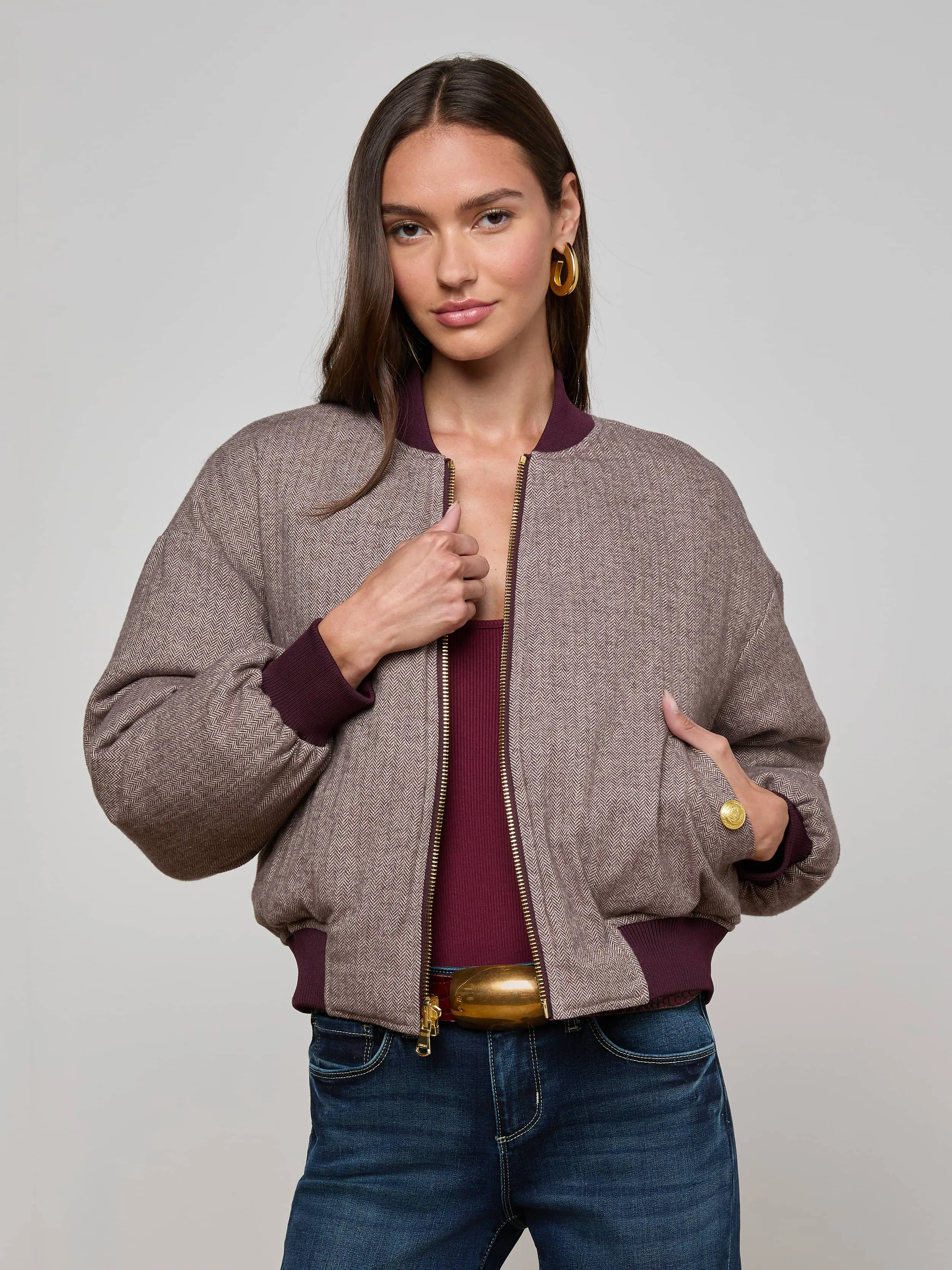 Violeta Reversible Puffer sold by L'AGENCE product image thumbnail 5