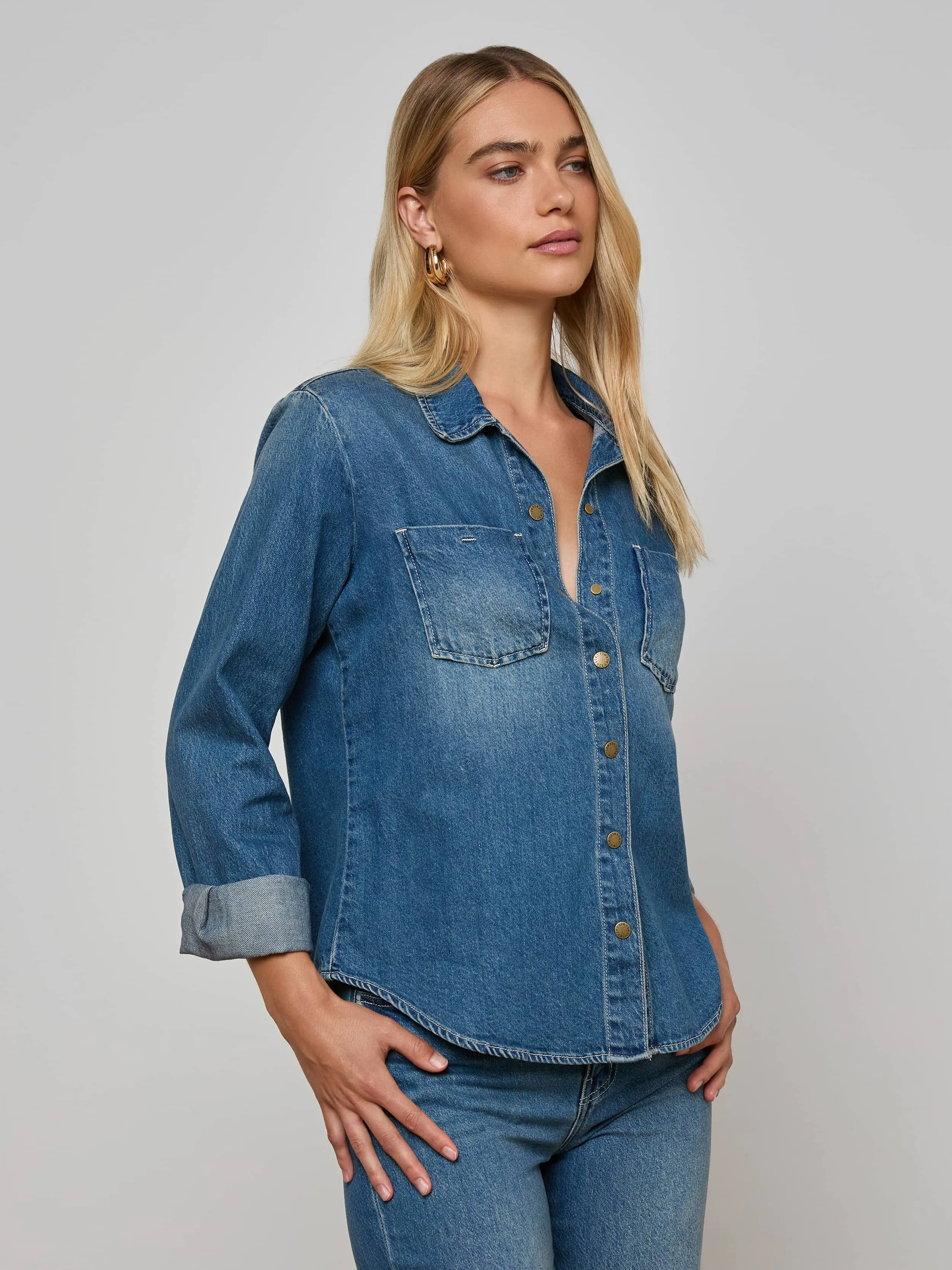 Isla Shirt sold by L'AGENCE product image thumbnail 2