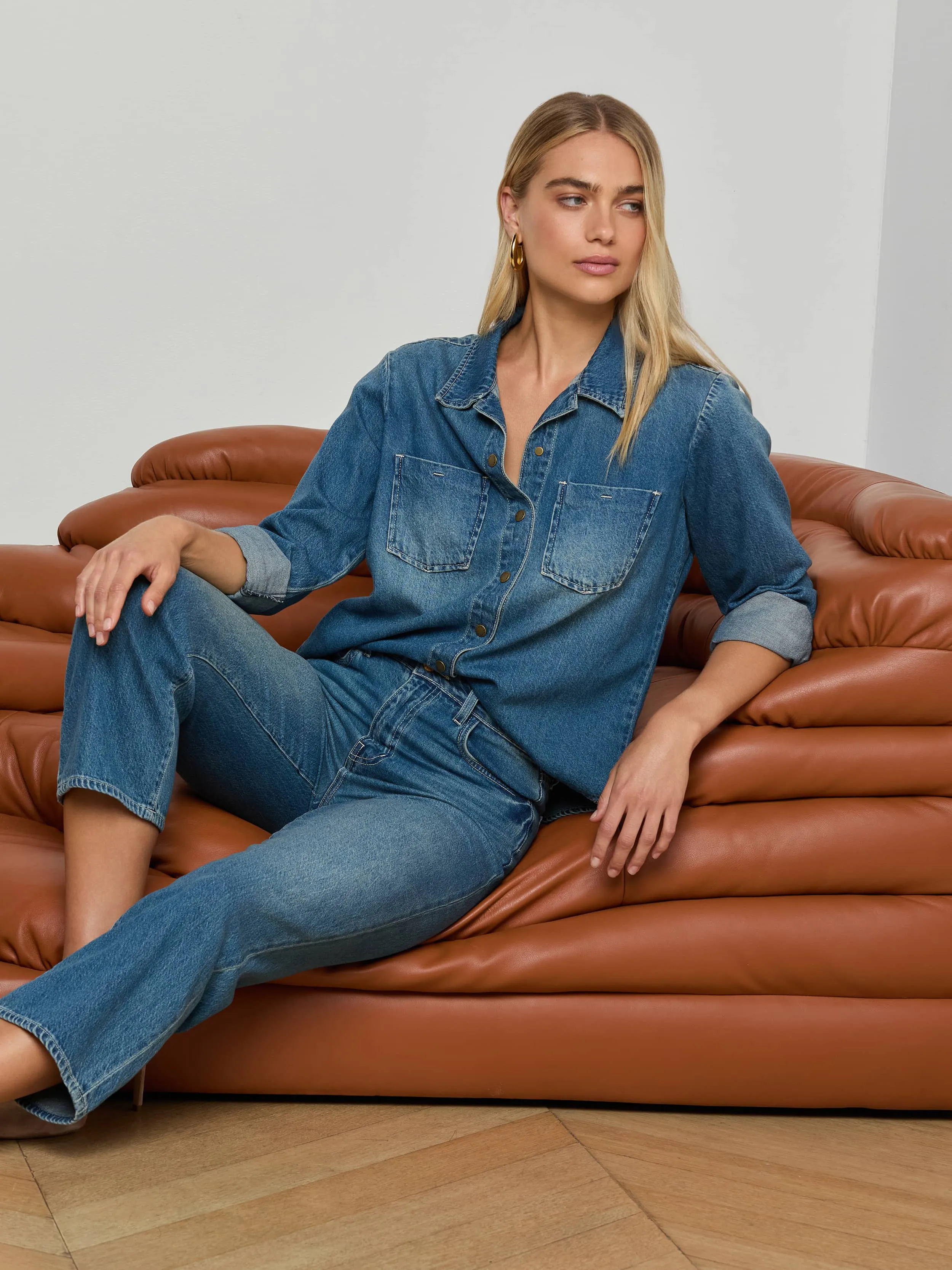 Isla Shirt sold by L'AGENCE product image thumbnail 5