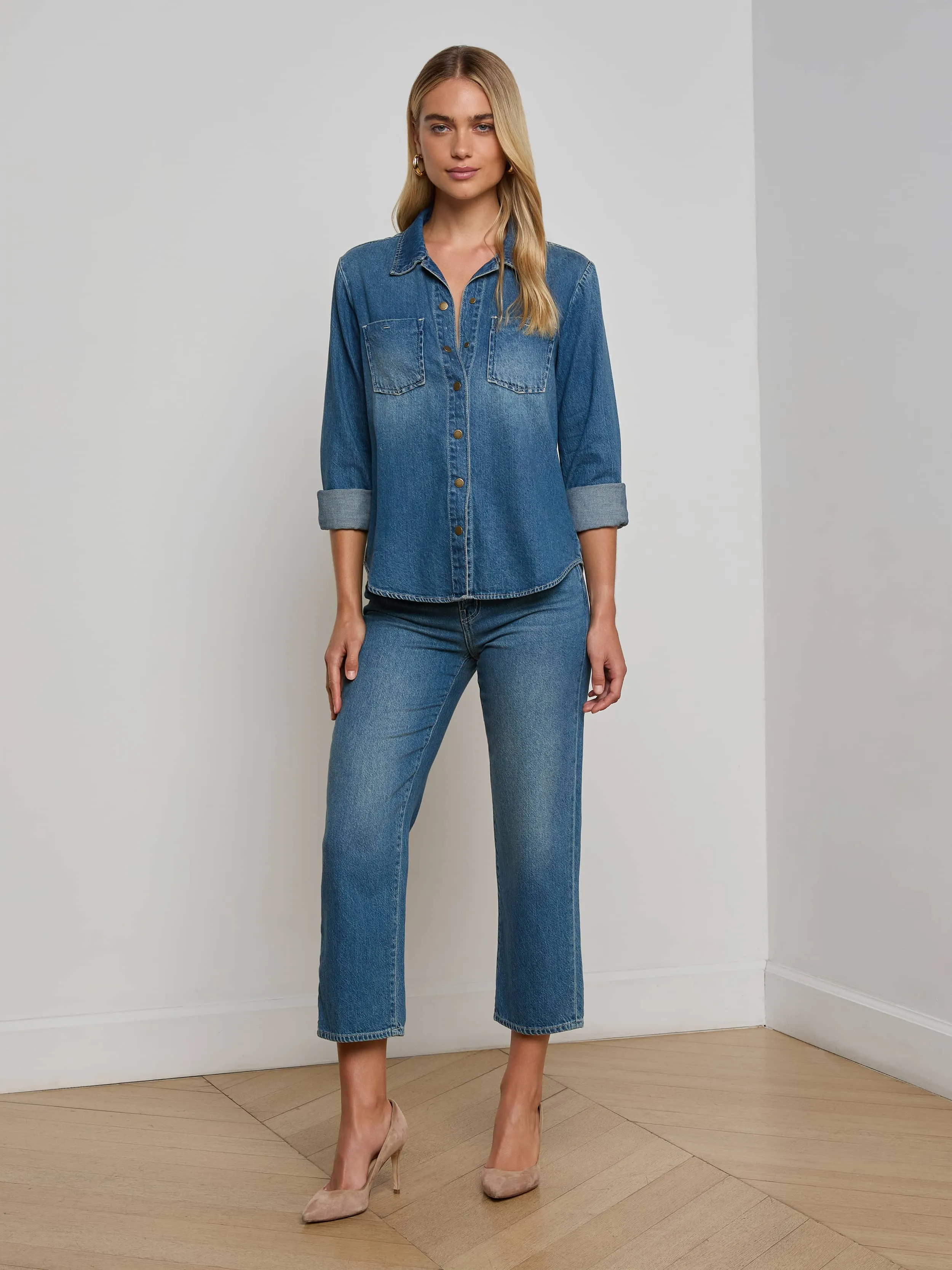 Isla Shirt sold by L'AGENCE product image thumbnail 3