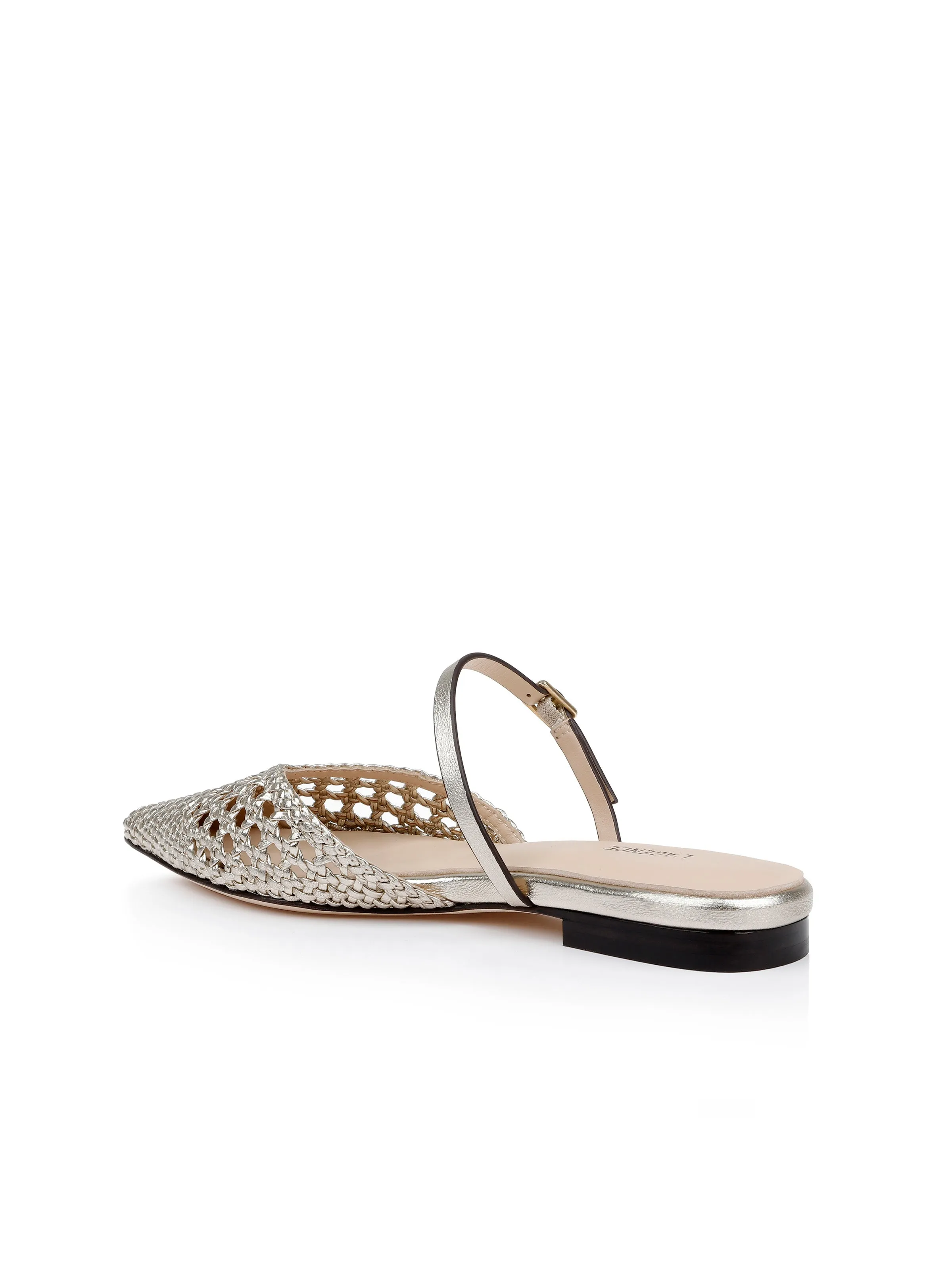 Jacklyn Leather Flat Mule sold by L'AGENCE product image thumbnail 3