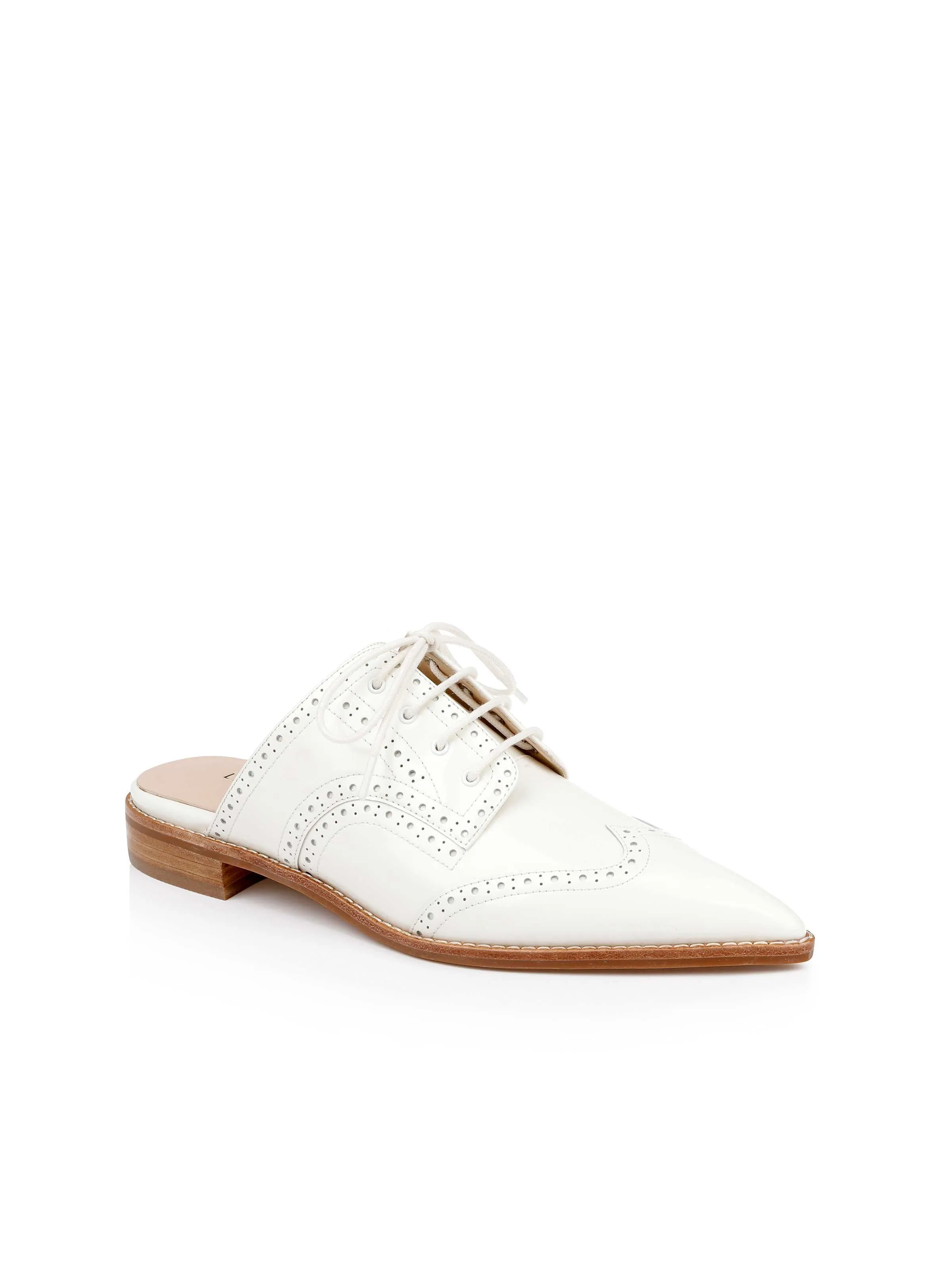 Lilou Leather Oxford Mule sold by L'AGENCE product image thumbnail 2
