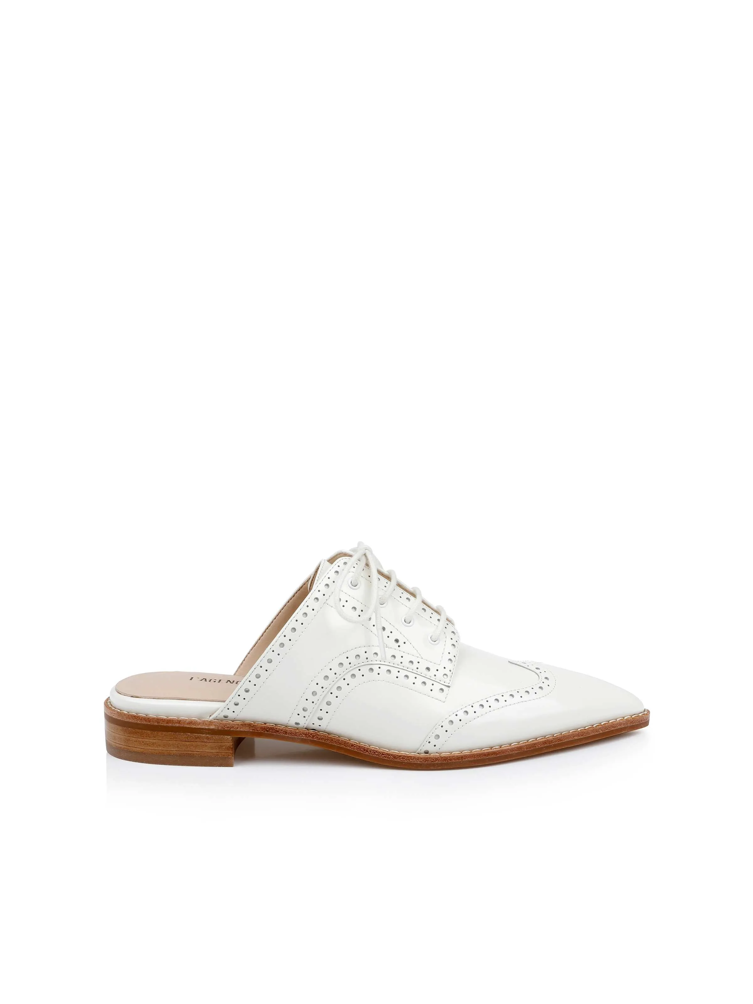 Lilou Leather Oxford Mule sold by L'AGENCE product image thumbnail 4