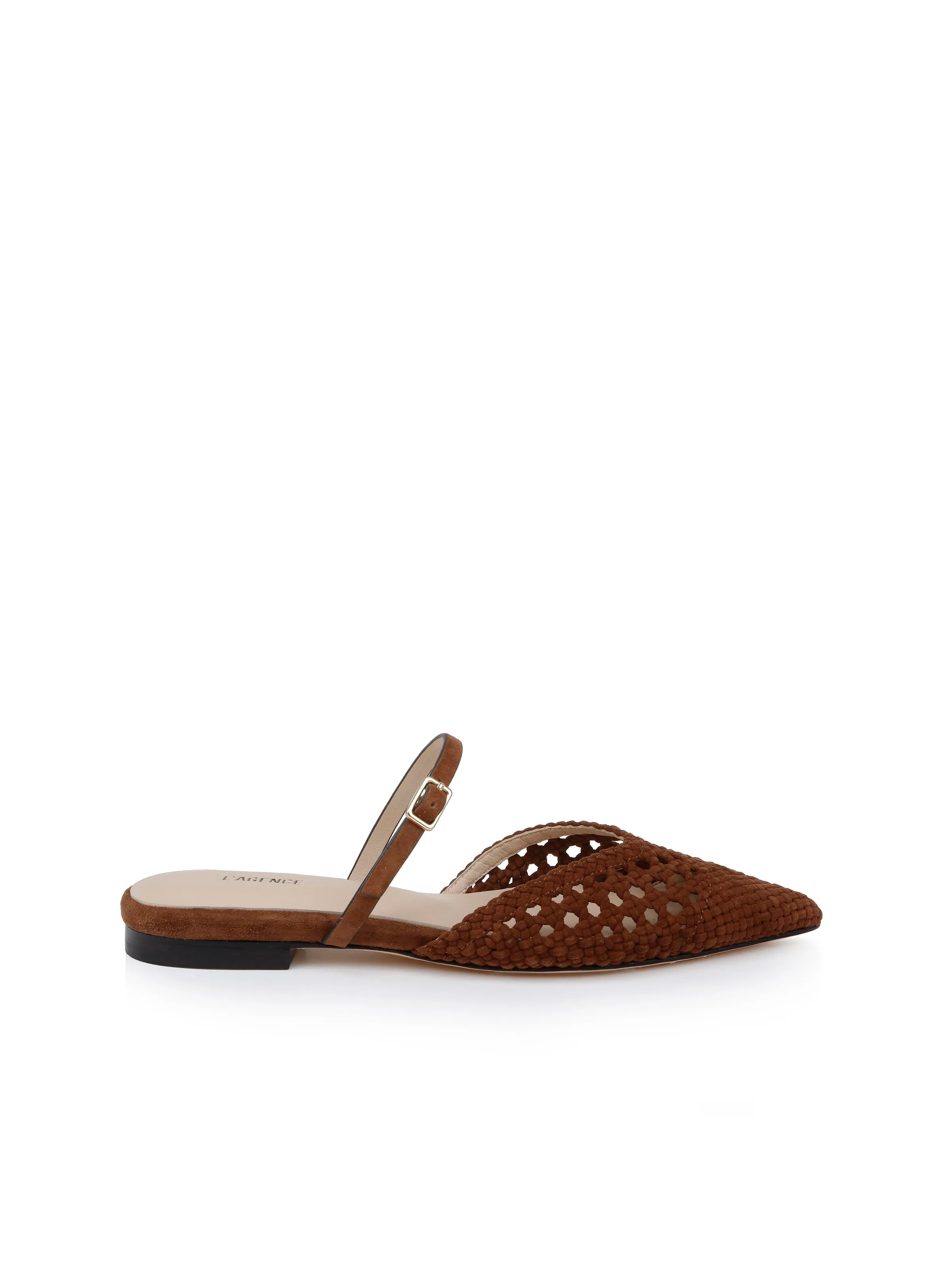 Jacklyn Suede Flat Mule sold by L'AGENCE product image thumbnail 4