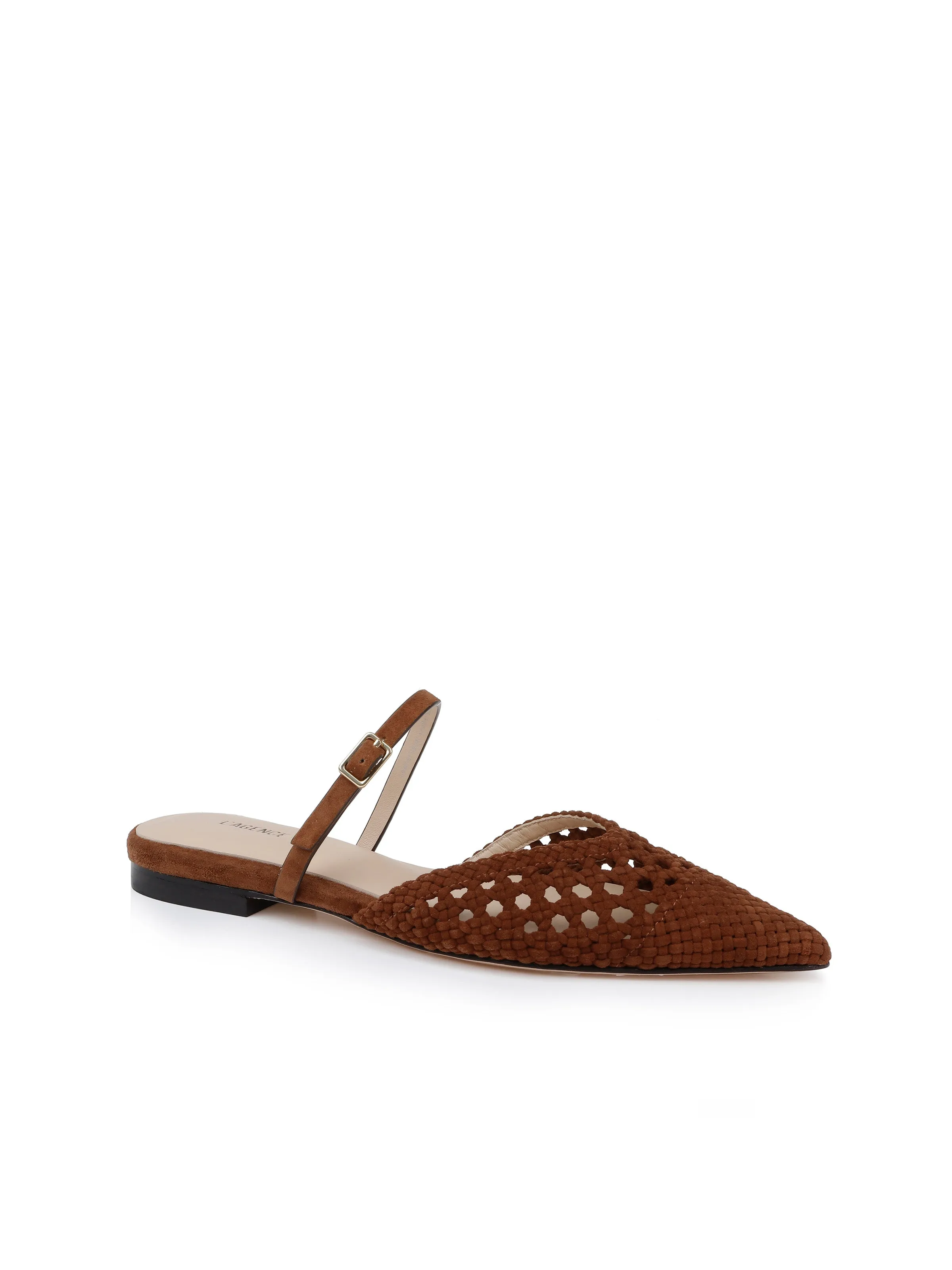 Jacklyn Suede Flat Mule sold by L'AGENCE product image thumbnail 2