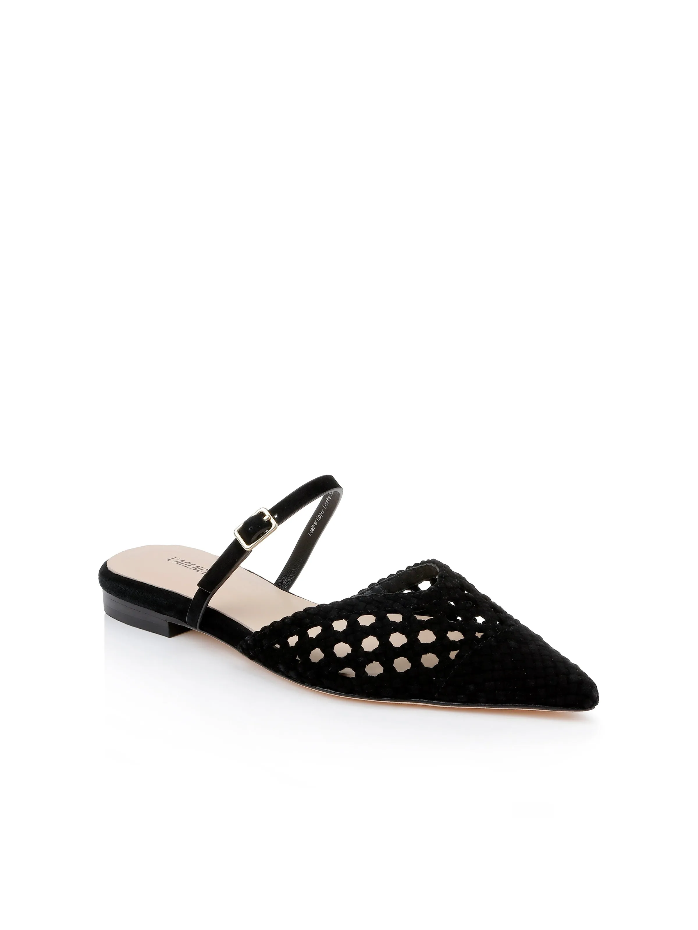 Jacklyn Suede Flat Mule sold by L'AGENCE product image thumbnail 2