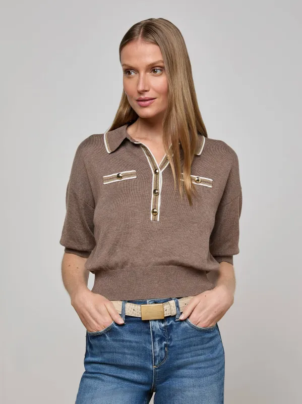 Masaki Cropped Sweater sold by L'AGENCE