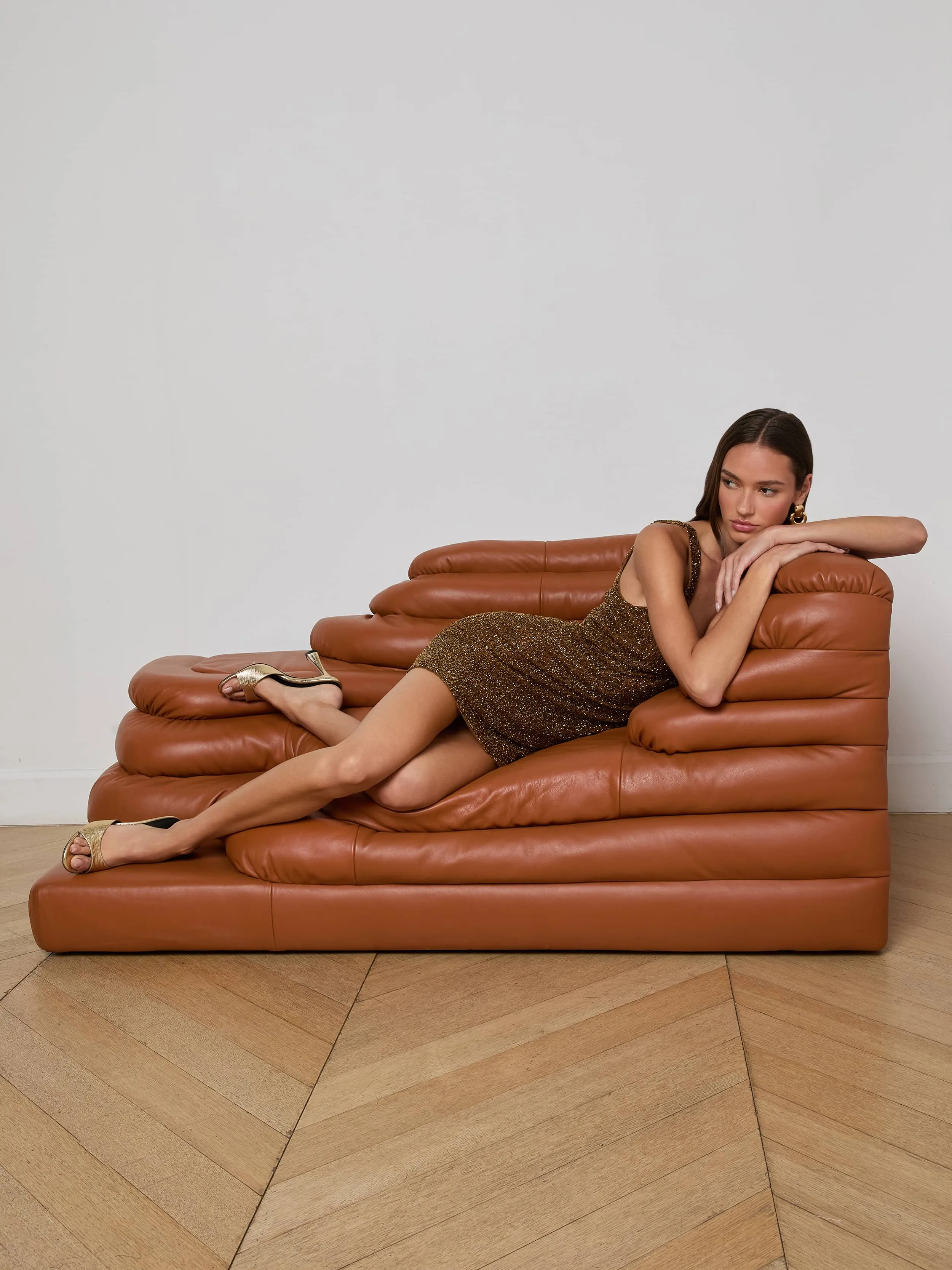 Inori Beaded Mini Dress sold by L'AGENCE product image thumbnail 5