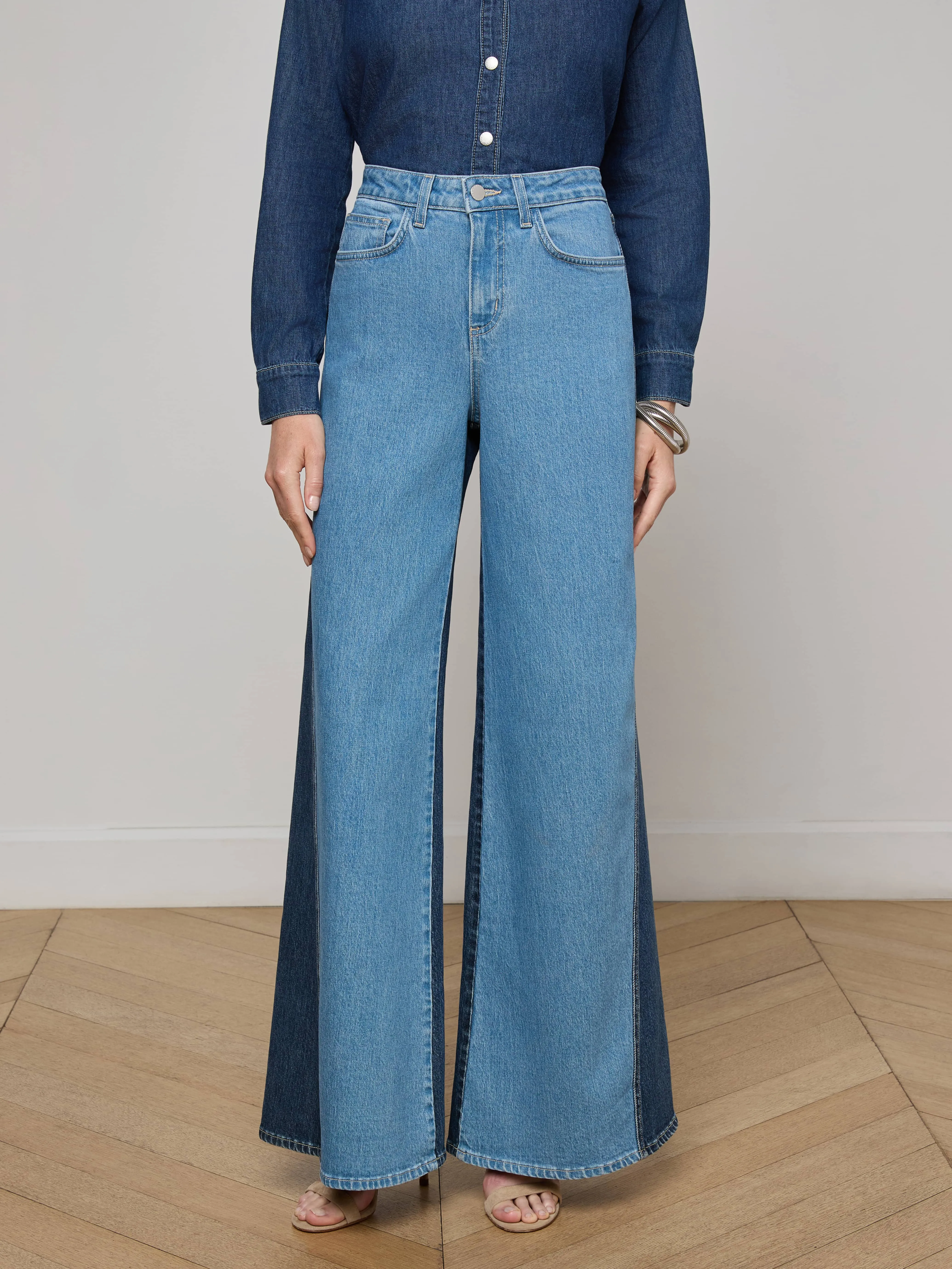 Beau Wide-Leg Jean sold by L'AGENCE product image thumbnail 2