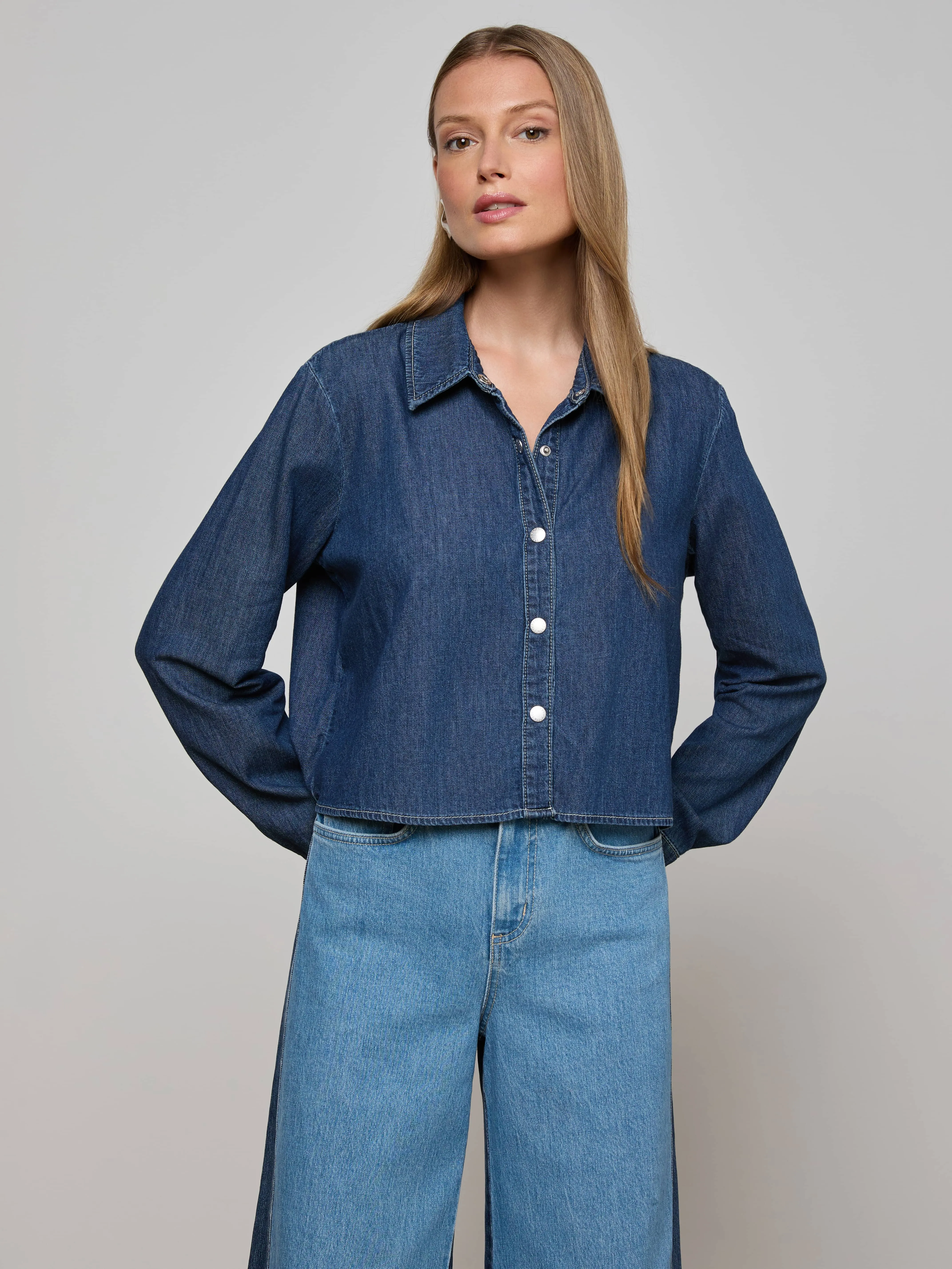 Annette Chambray Shirt sold by L'AGENCE