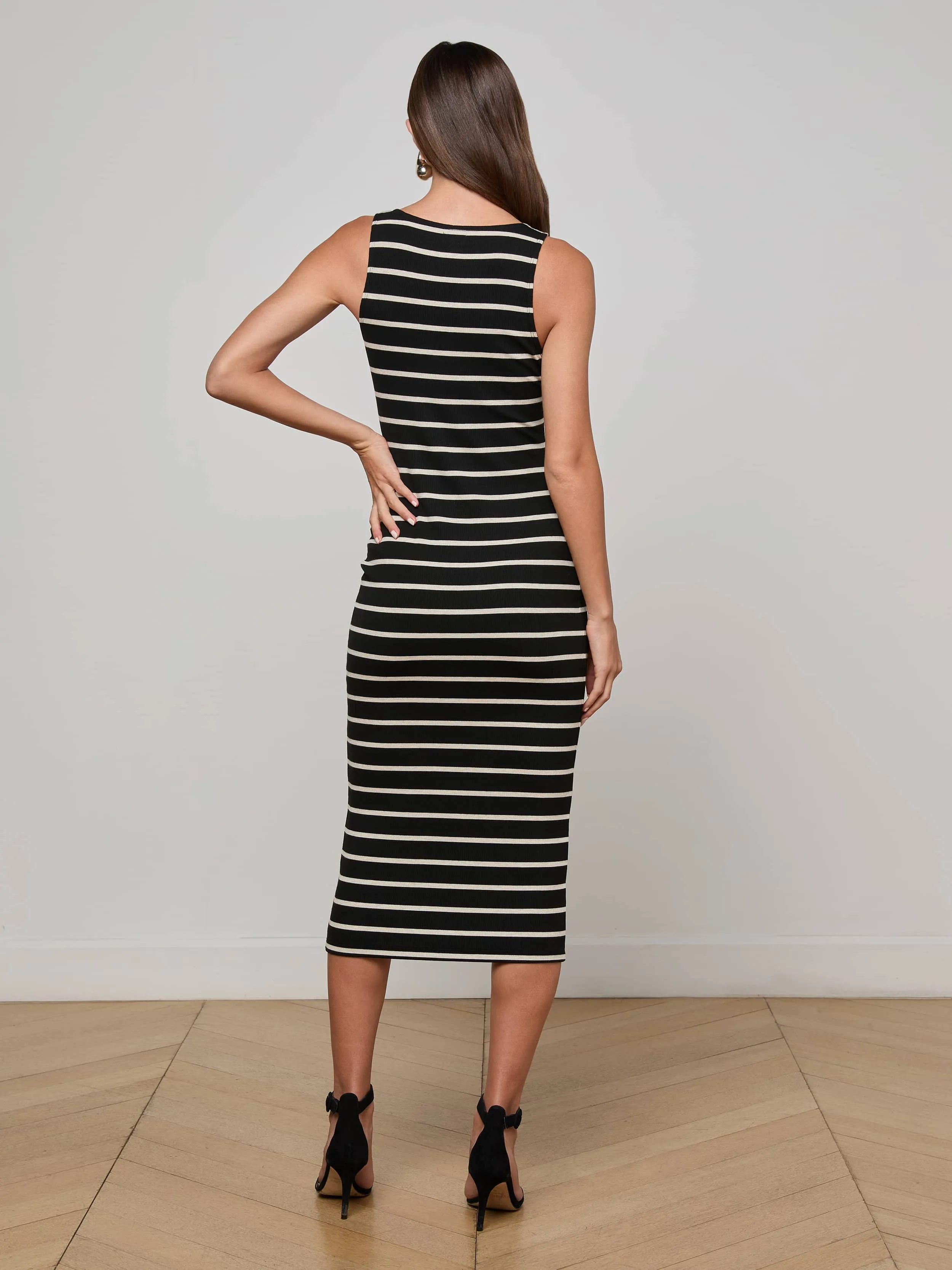 Ivanna Midi Tank Dress sold by L'AGENCE product image thumbnail 3