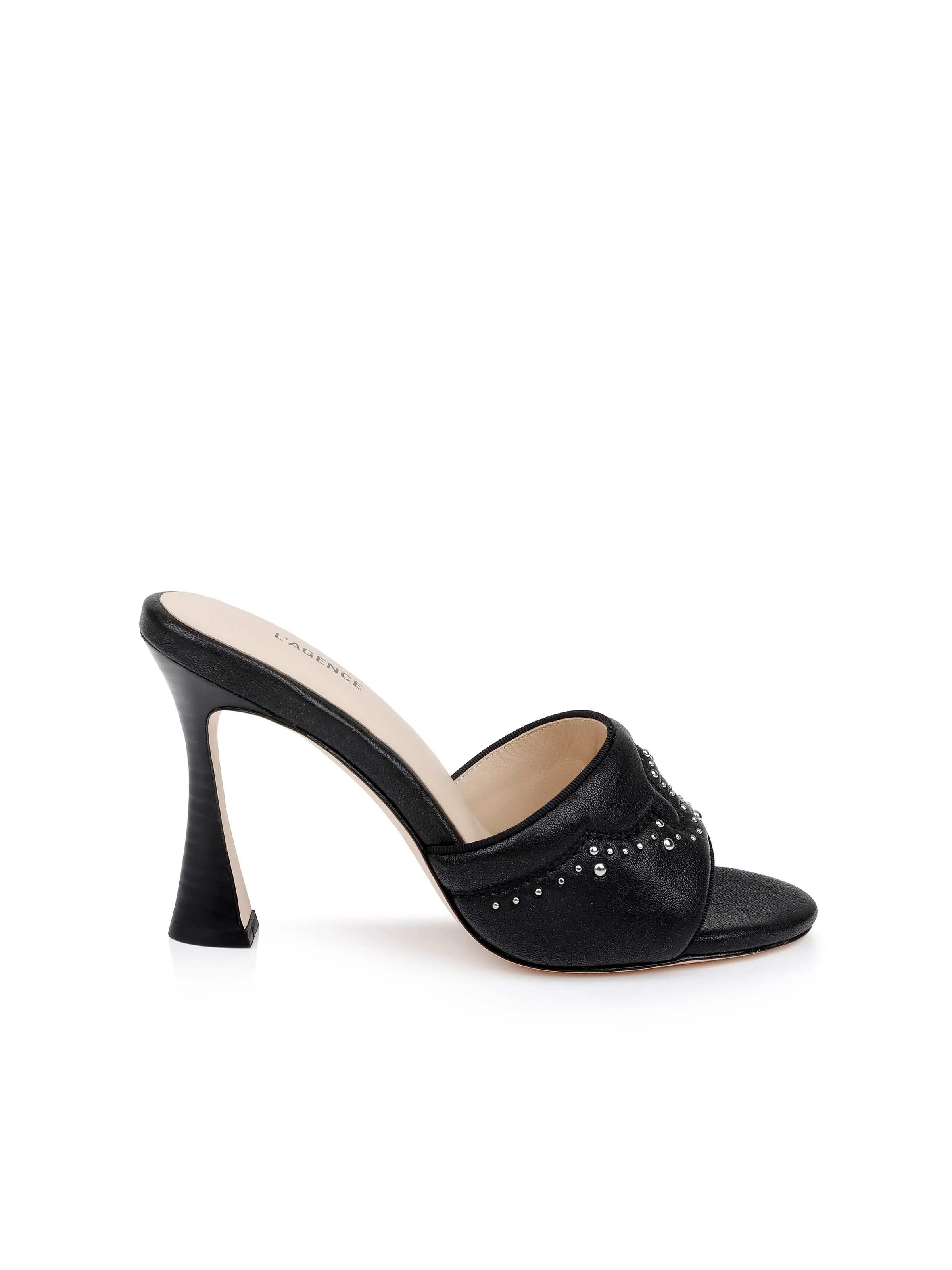 Lille Leather Open-Toe Mule sold by L'AGENCE product image thumbnail 4