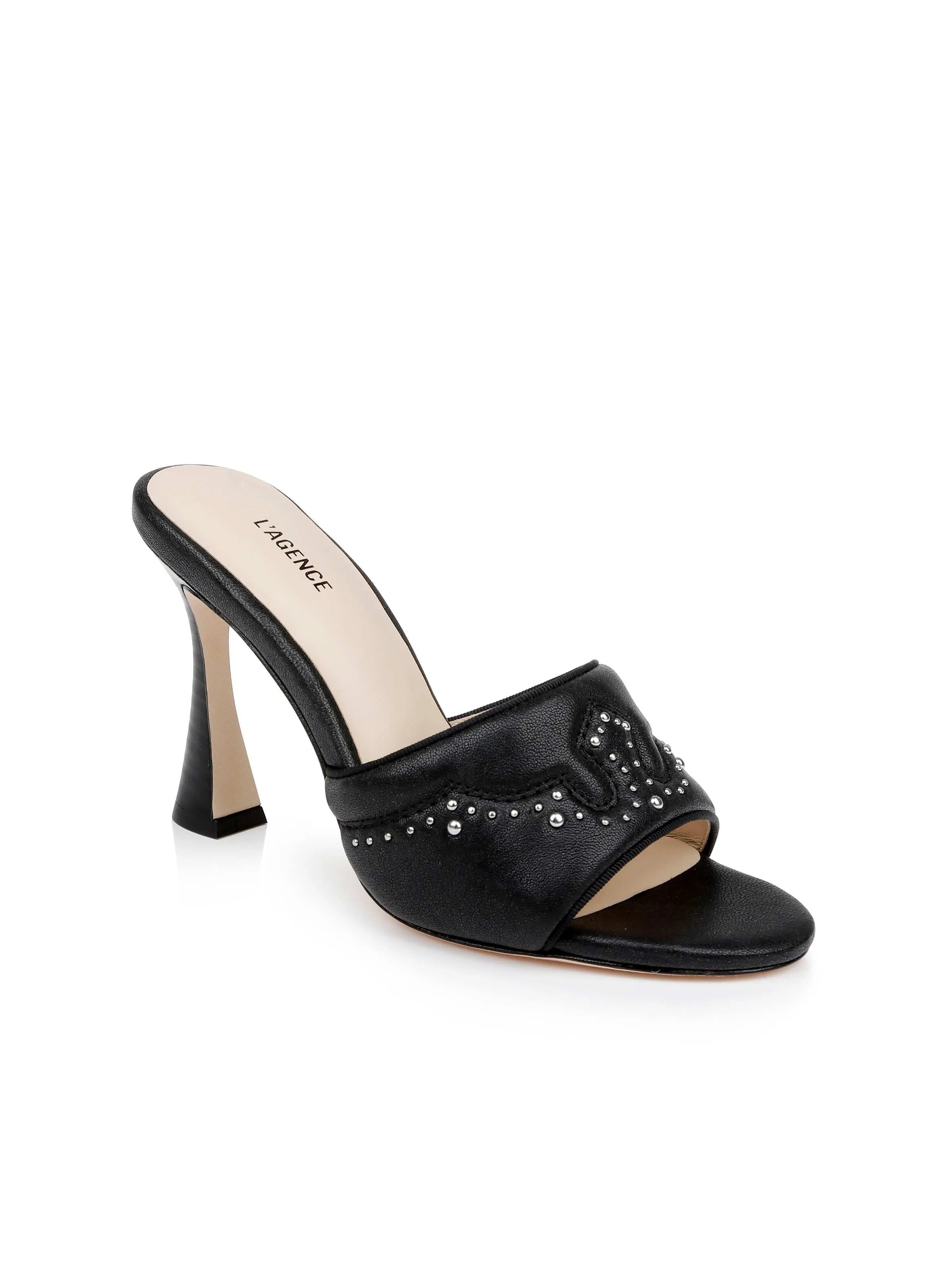 Lille Leather Open-Toe Mule sold by L'AGENCE product image thumbnail 2